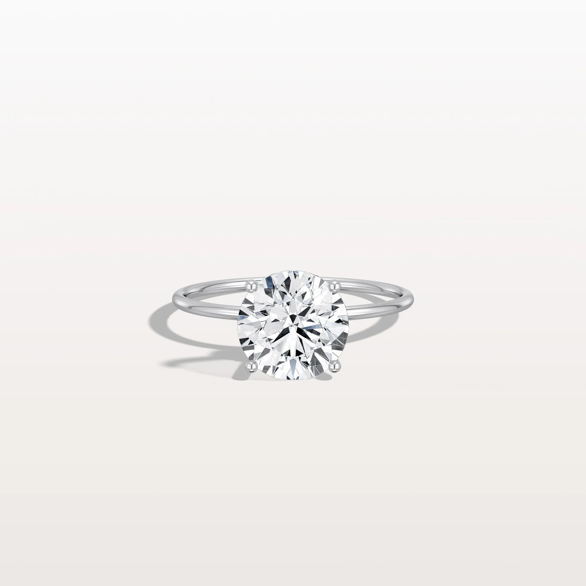 Talia丨2CT Round Lab Grown Diamond Double Hidden Halo Ring - Image 24