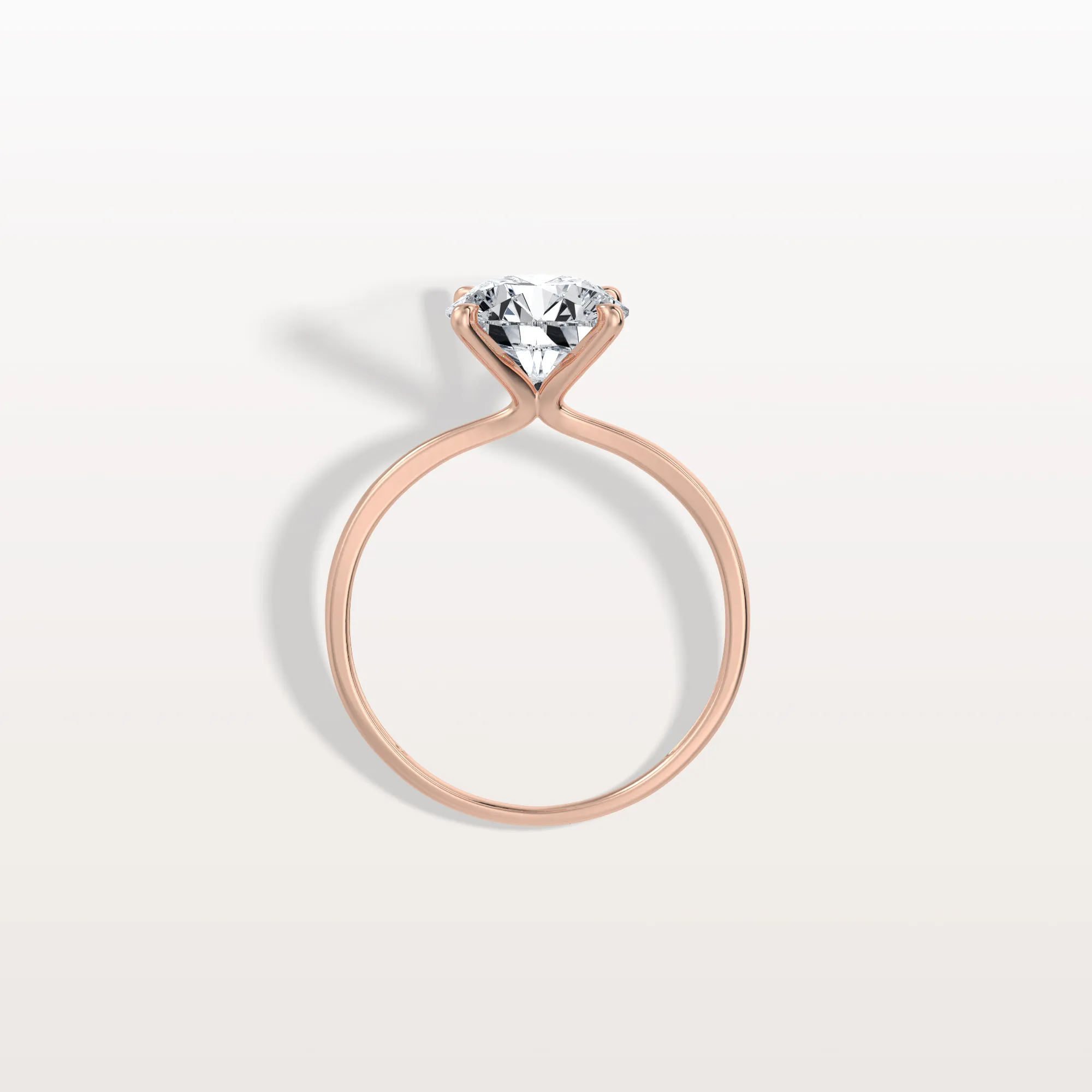 Aria丨2CT Round Lab Grown Diamond Ring In 14K Gold - Image 20