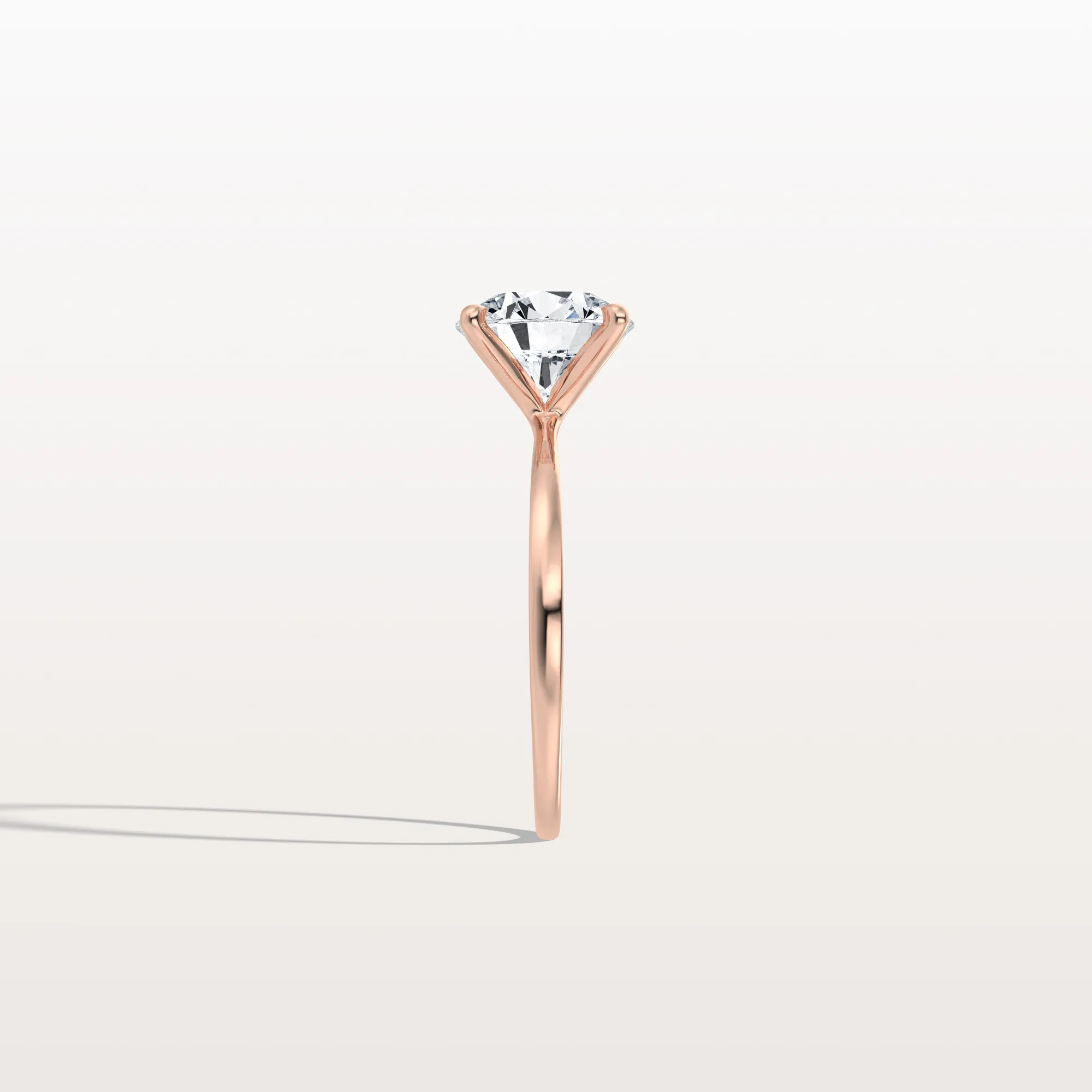 Aria丨2CT Round Lab Grown Diamond Ring In 14K Gold - Image 22
