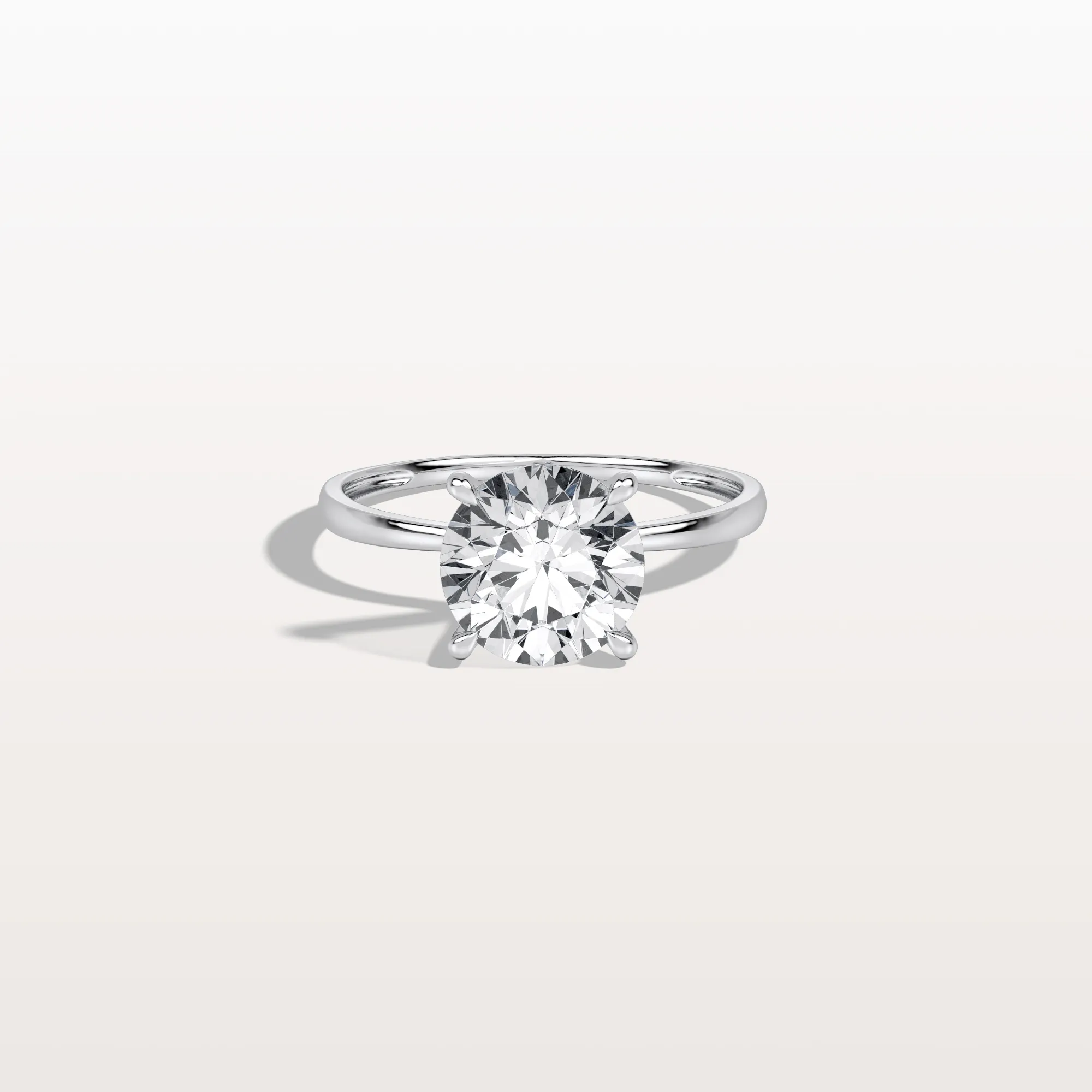 Aria丨2CT Round Lab Grown Diamond Ring In 14K Gold - Image 23