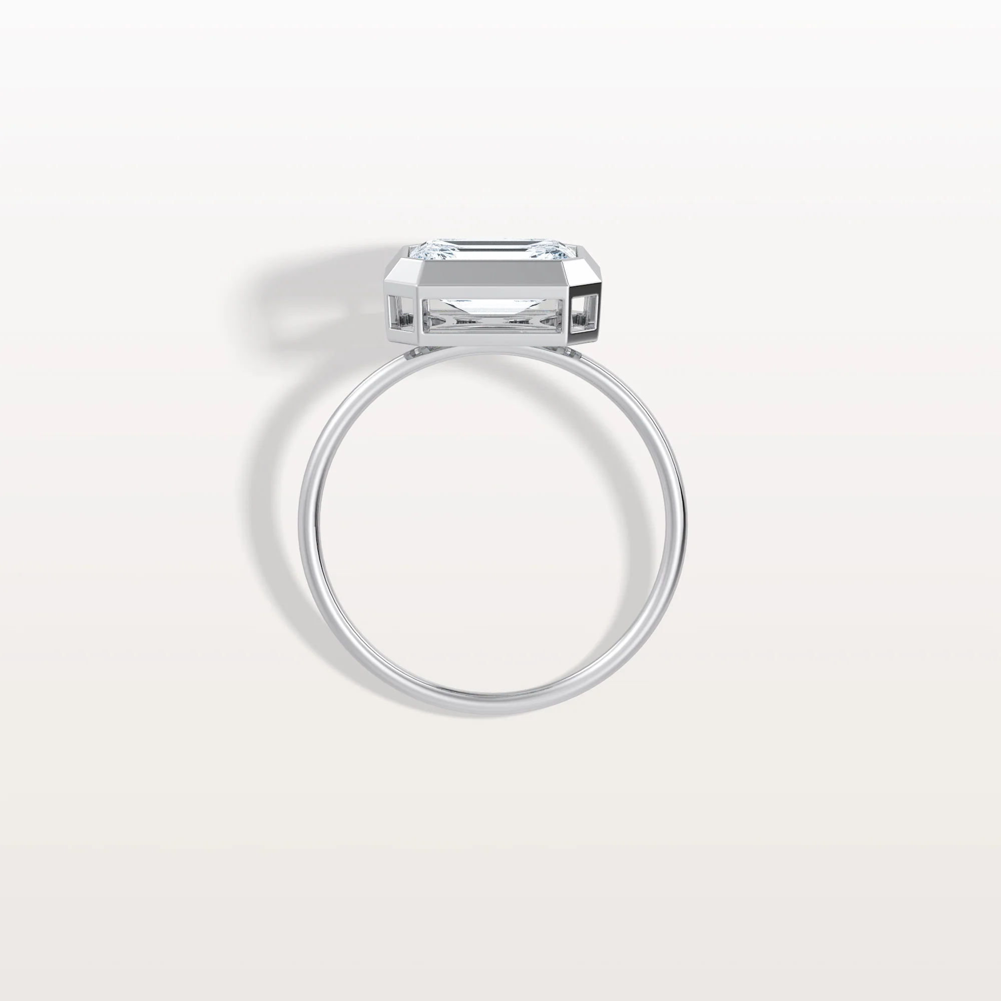 Ivy丨2CT Solitaire Bezel Set Lab Diamond Engagement Ring In 14K Solid Gold/Platinum - Image 16