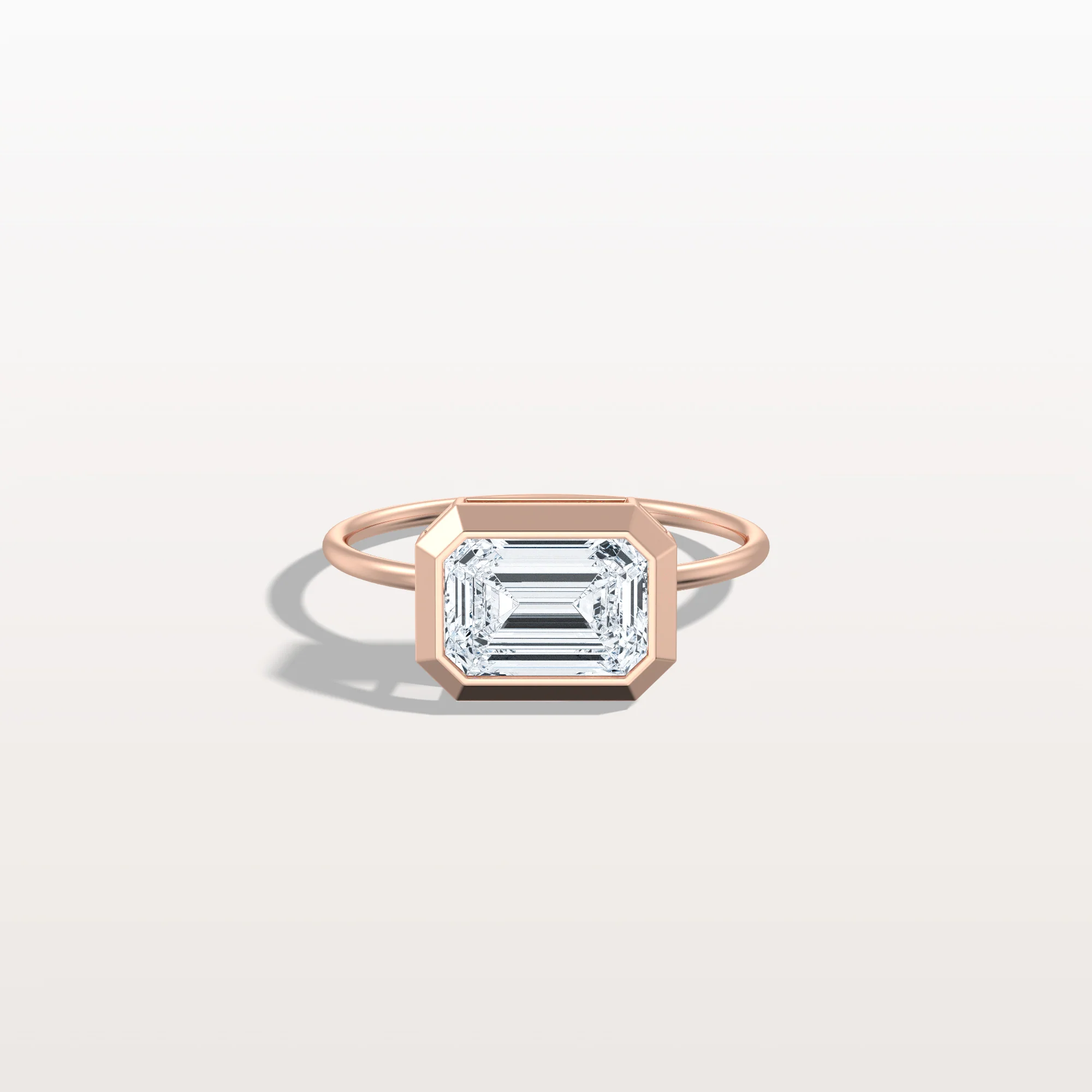 Ivy丨2CT Solitaire Bezel Set Lab Diamond Engagement Ring In 14K Solid Gold/Platinum - Image 18