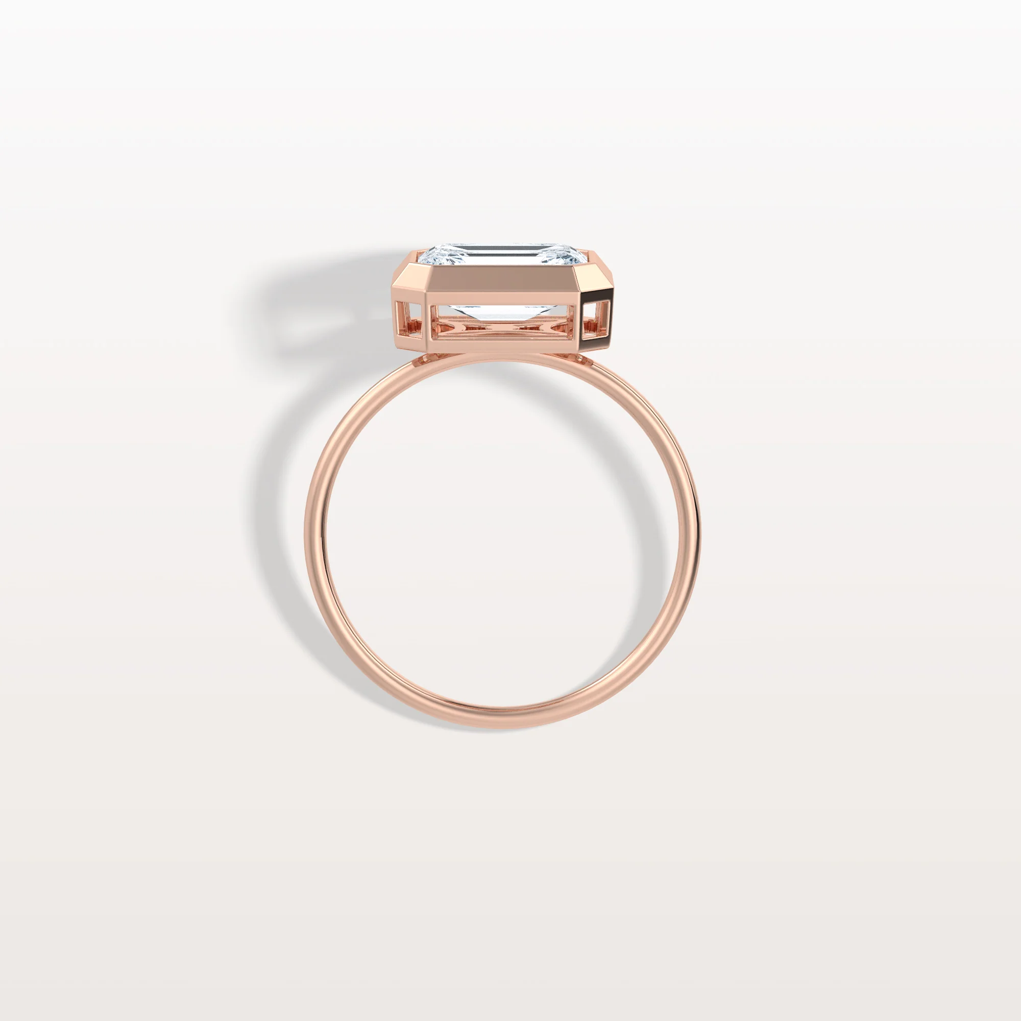 Ivy丨2CT Solitaire Bezel Set Lab Diamond Engagement Ring In 14K Solid Gold/Platinum - Image 22