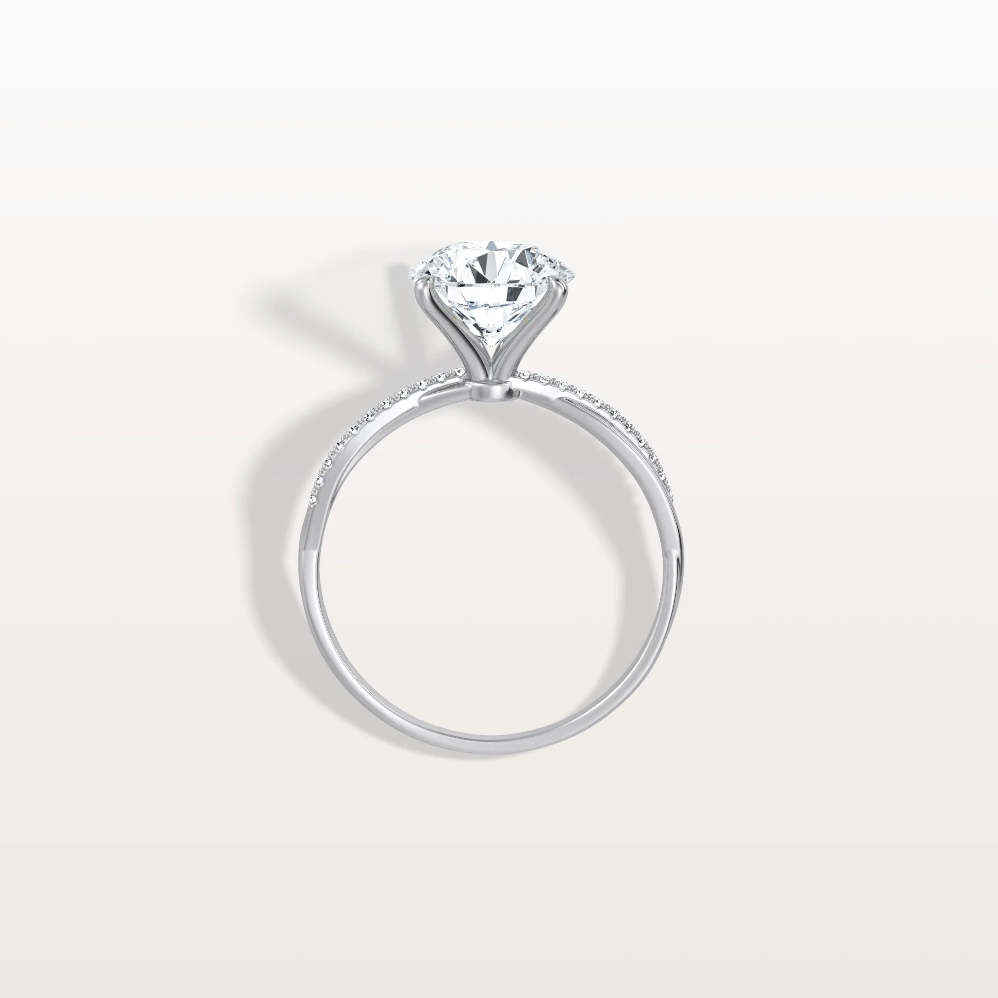 Alina丨2CT Twisted Engagement Ring with Round Lab Grown Diamond - Image 27