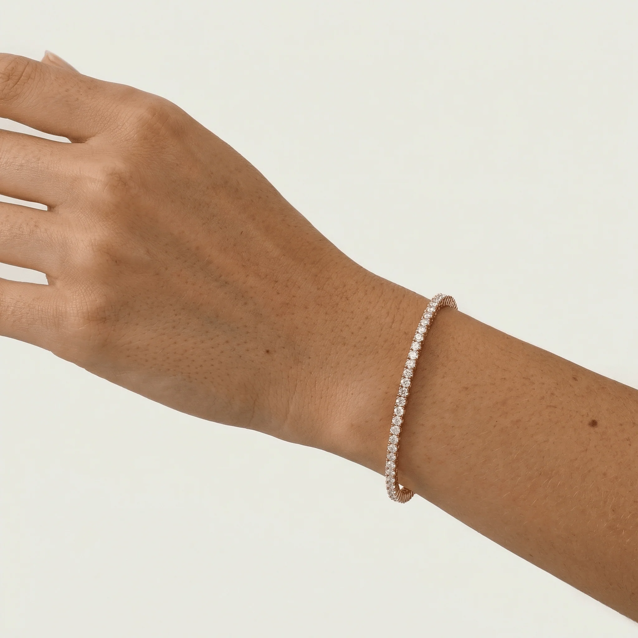 3.2 CTW Lab-Grown Diamond Tennis Bracelet in 14K Gold/Platinum – Classic & Timeless - Image 14