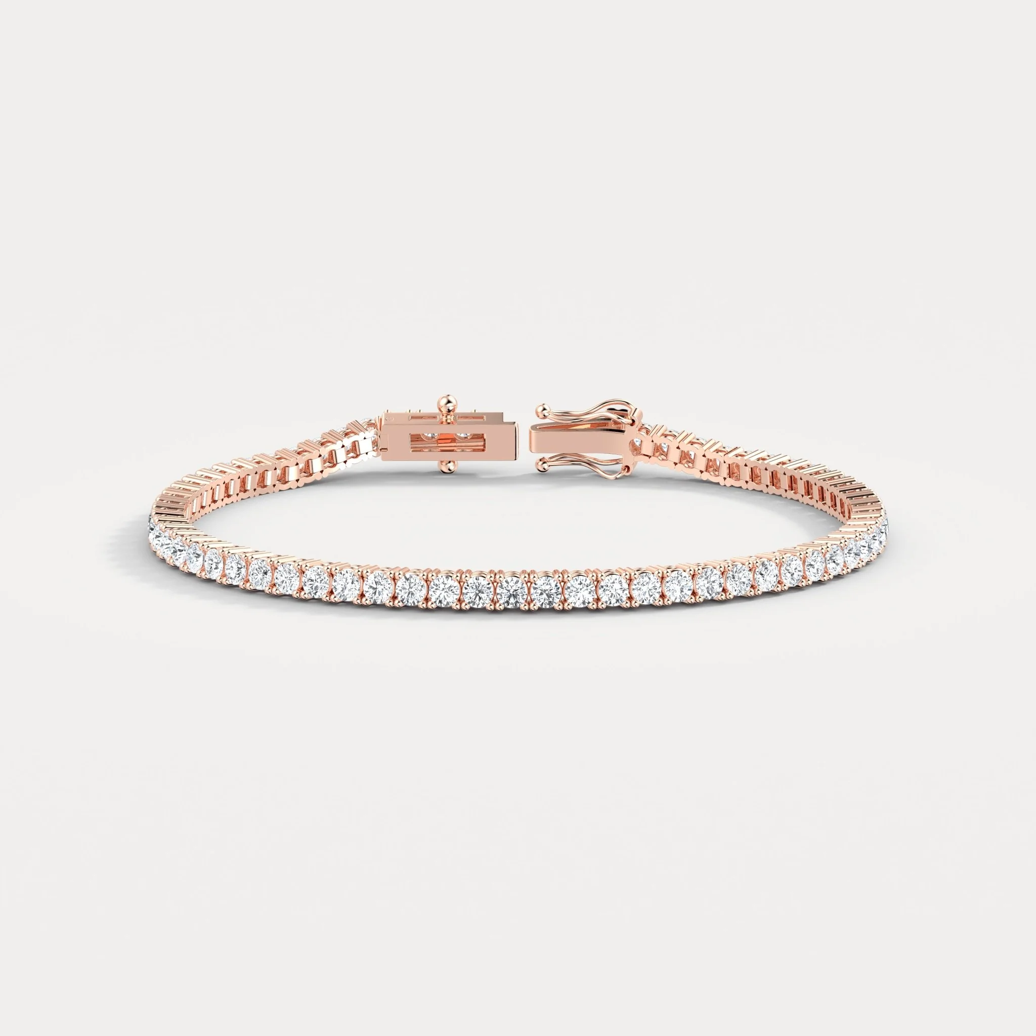 3.2 CTW Lab-Grown Diamond Tennis Bracelet in 14K Gold/Platinum – Classic & Timeless - Image 15