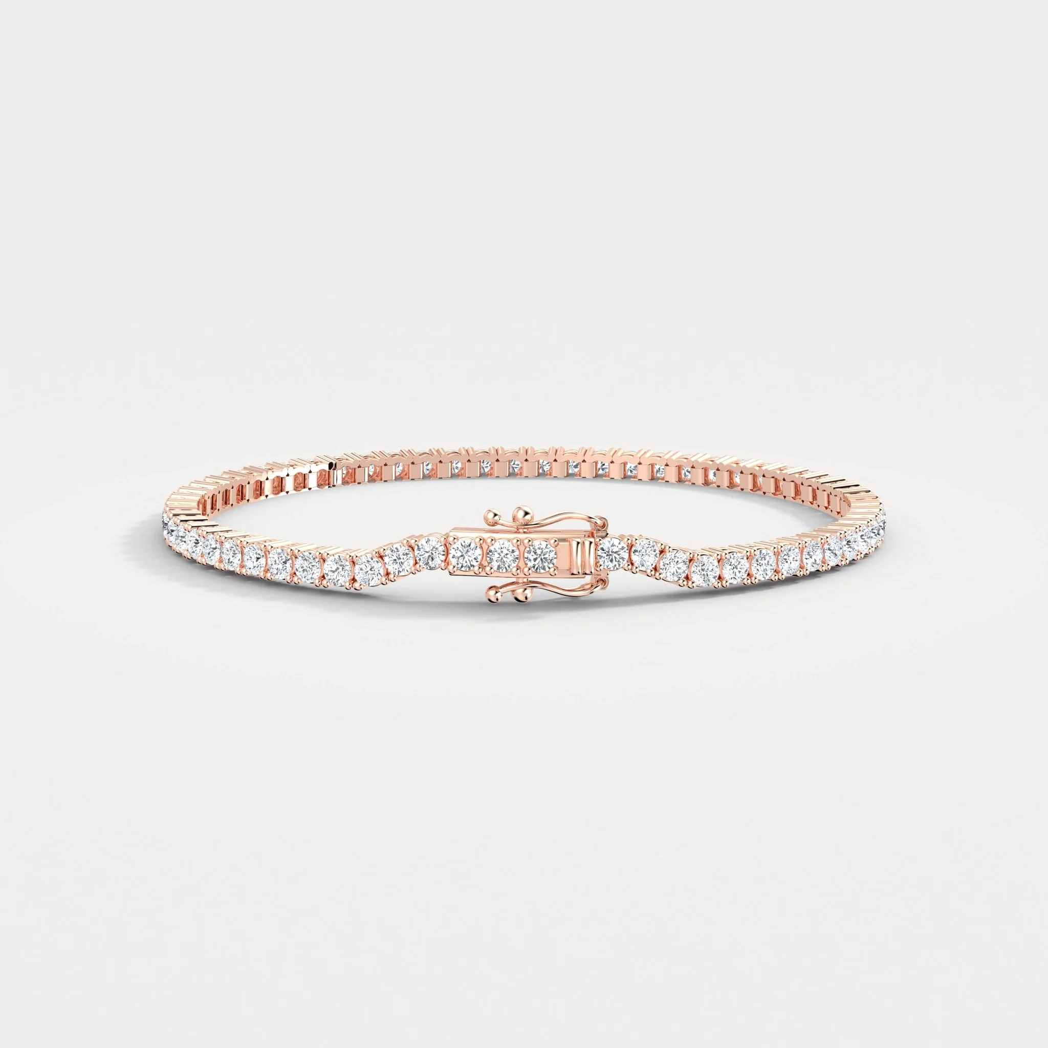3.2 CTW Lab-Grown Diamond Tennis Bracelet in 14K Gold/Platinum – Classic & Timeless - Image 17