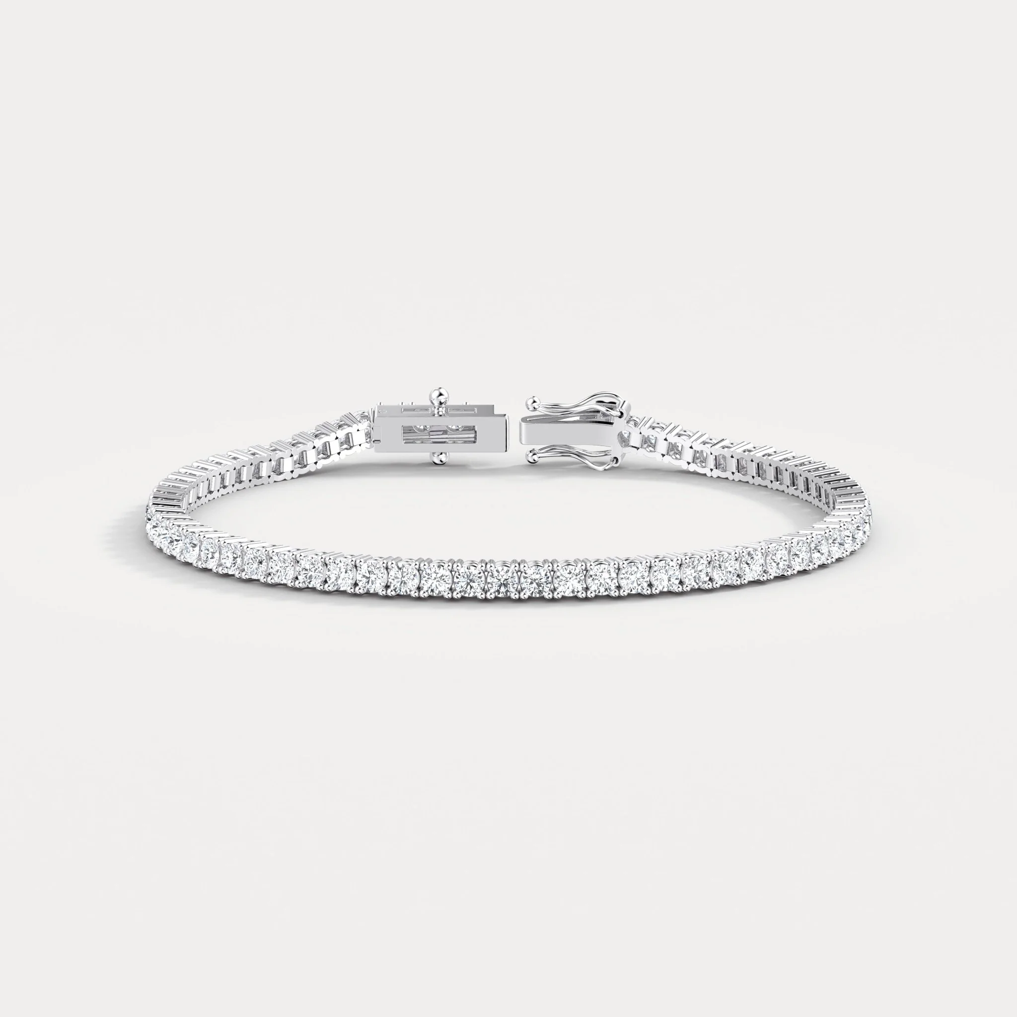 3.2 CTW Lab-Grown Diamond Tennis Bracelet in 14K Gold/Platinum – Classic & Timeless - Image 20
