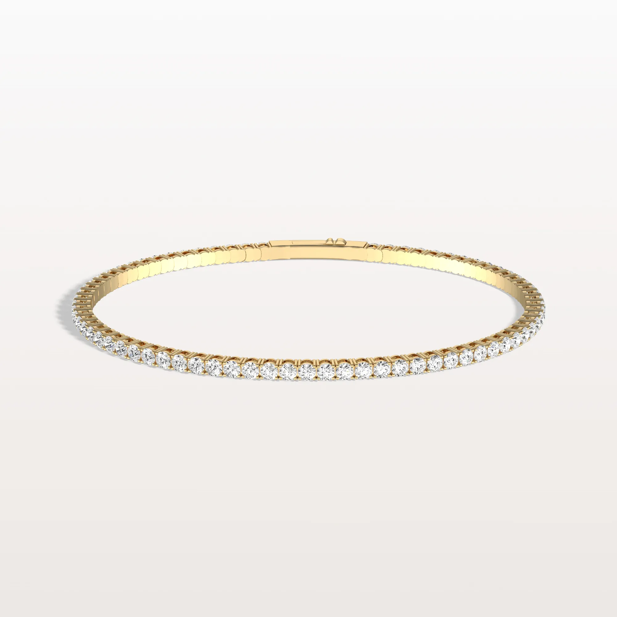 3.35CTW VVS Lab Grown Diamond Full Eternity Flexible Bangle - Image 12