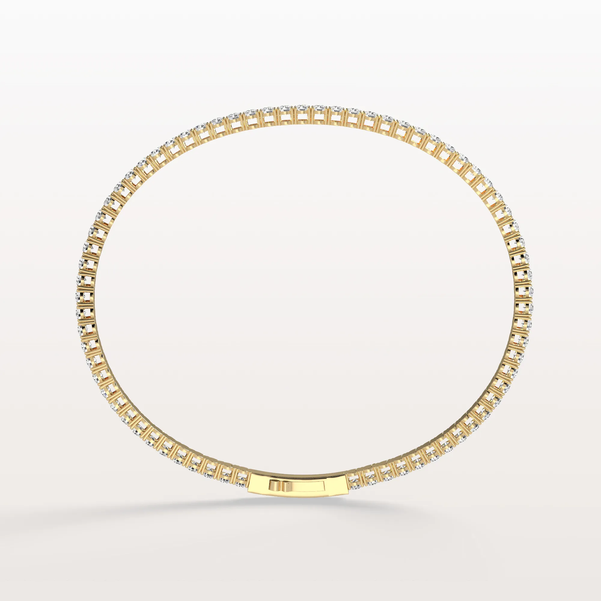 3.35CTW VVS Lab Grown Diamond Full Eternity Flexible Bangle - Image 13