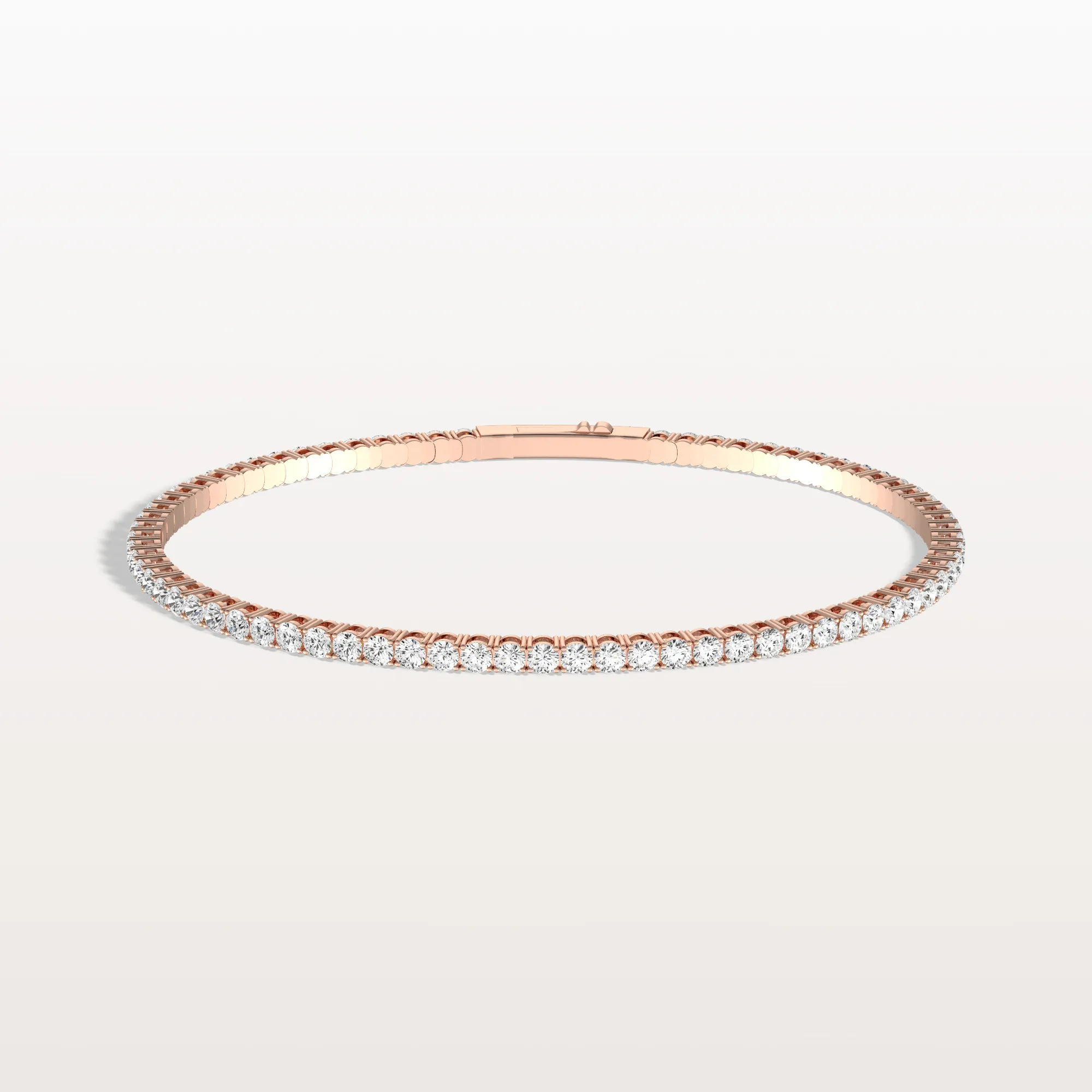 3.35CTW VVS Lab Grown Diamond Full Eternity Flexible Bangle - Image 19