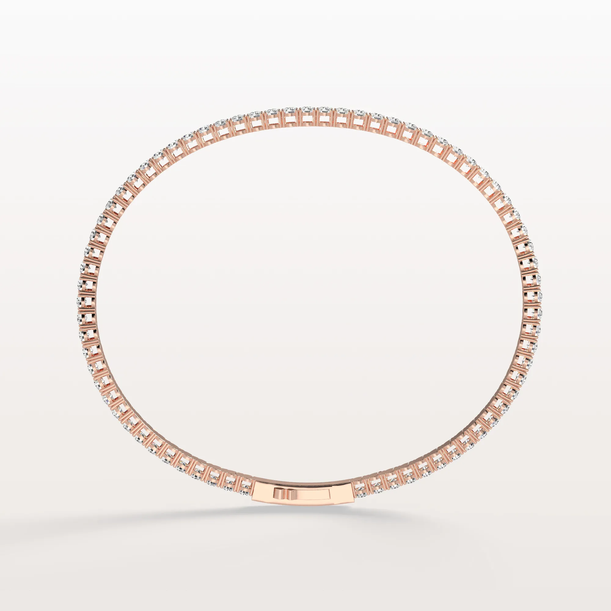 3.35CTW VVS Lab Grown Diamond Full Eternity Flexible Bangle - Image 20