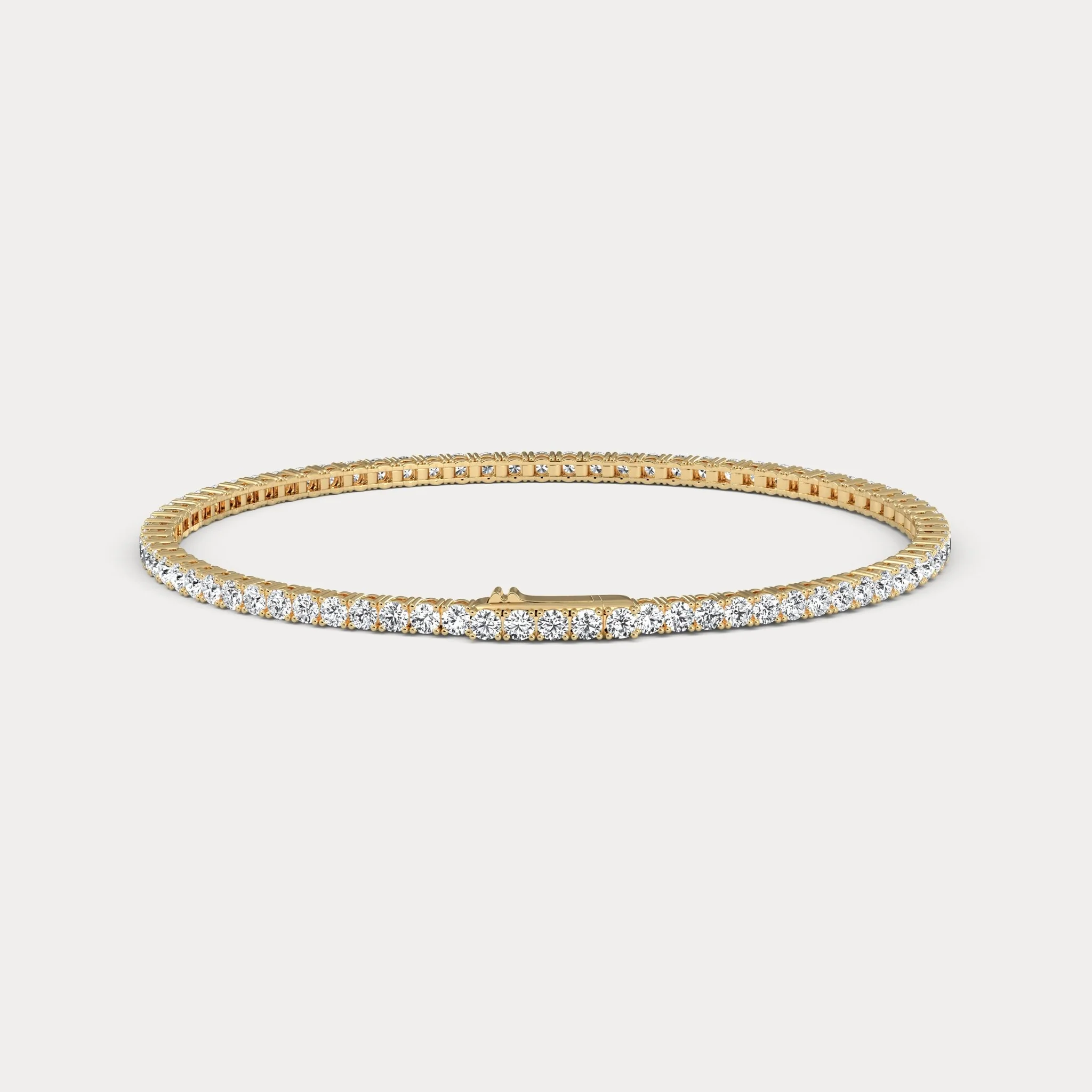 3 CTW Eternity Lab-Grown Diamond Tennis Bracelet in Sterling Silver - Image 11