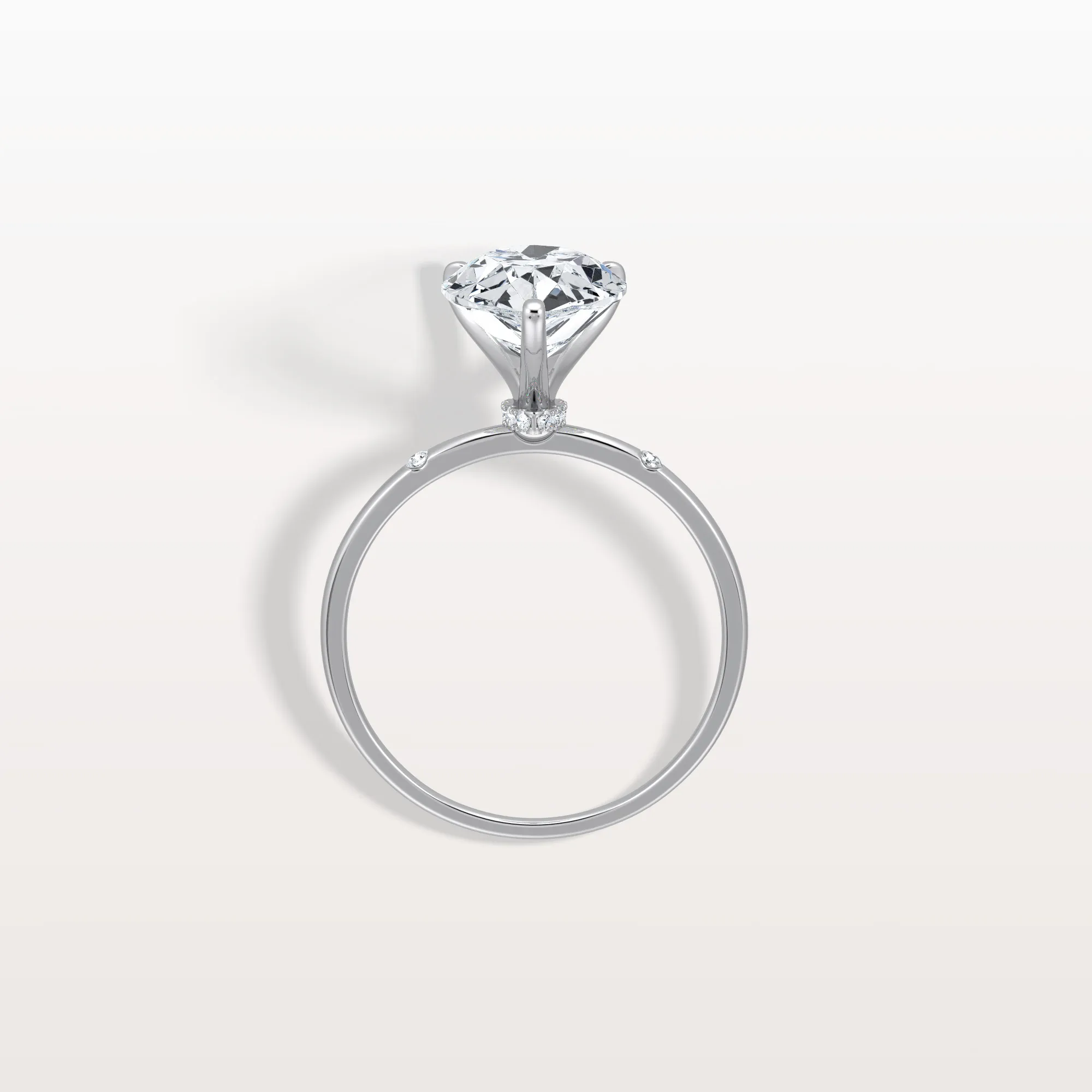 Clara丨3CT Lab-Grown Diamond Pear Engagement Ring - Image 15