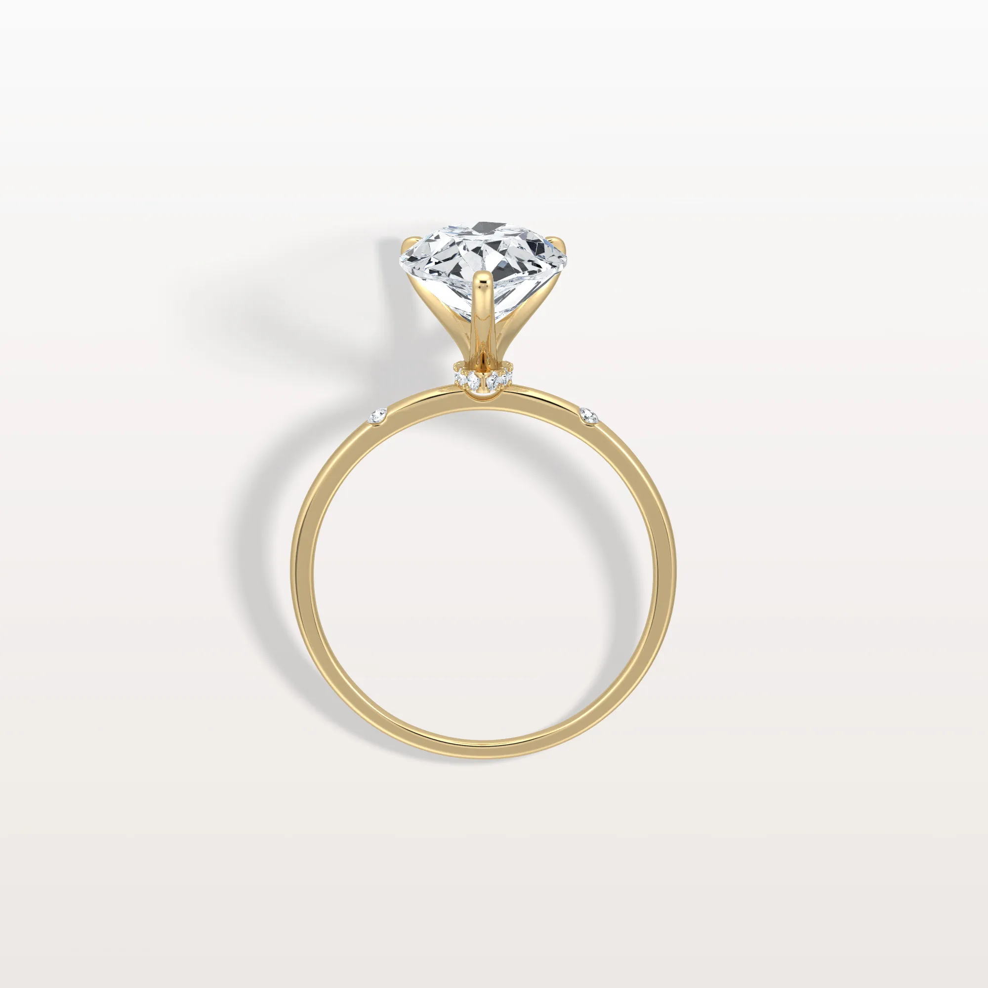 Clara丨3CT Lab-Grown Diamond Pear Engagement Ring - Image 5