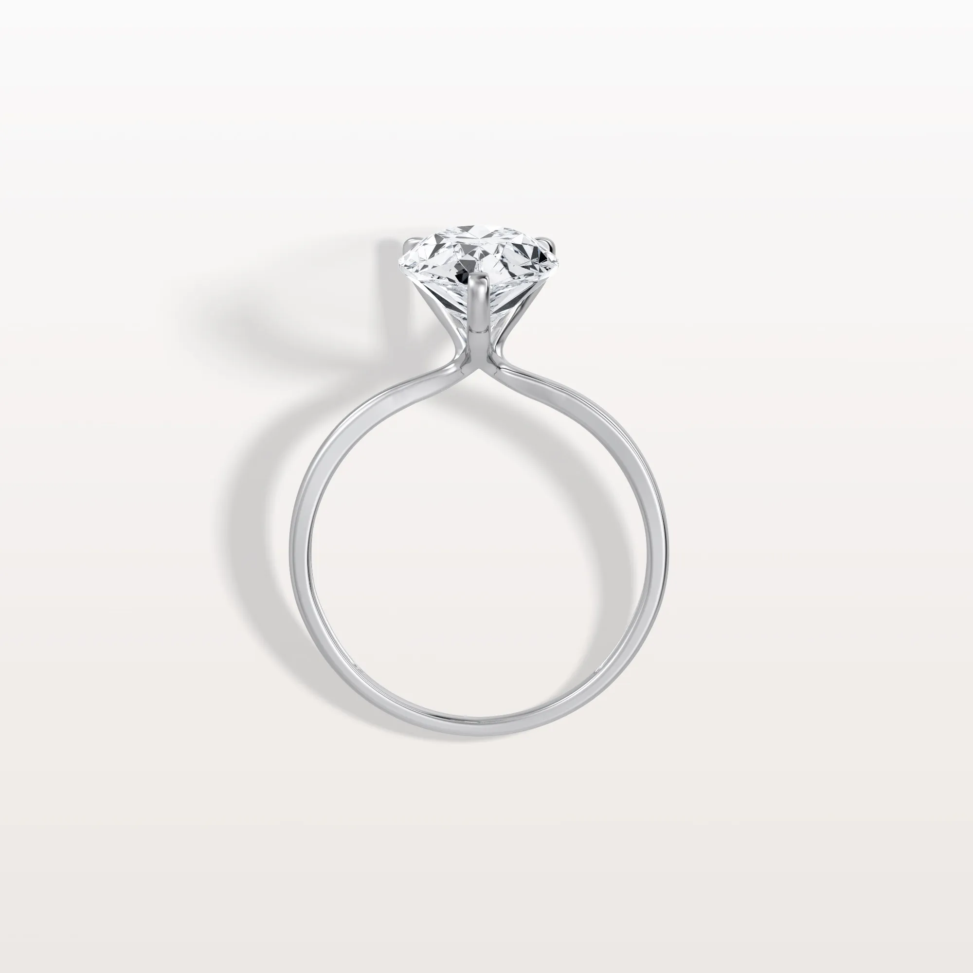 Elise丨3CT Pear Cut Lab Diamond Engagement Ring In 14K Gold - Image 14