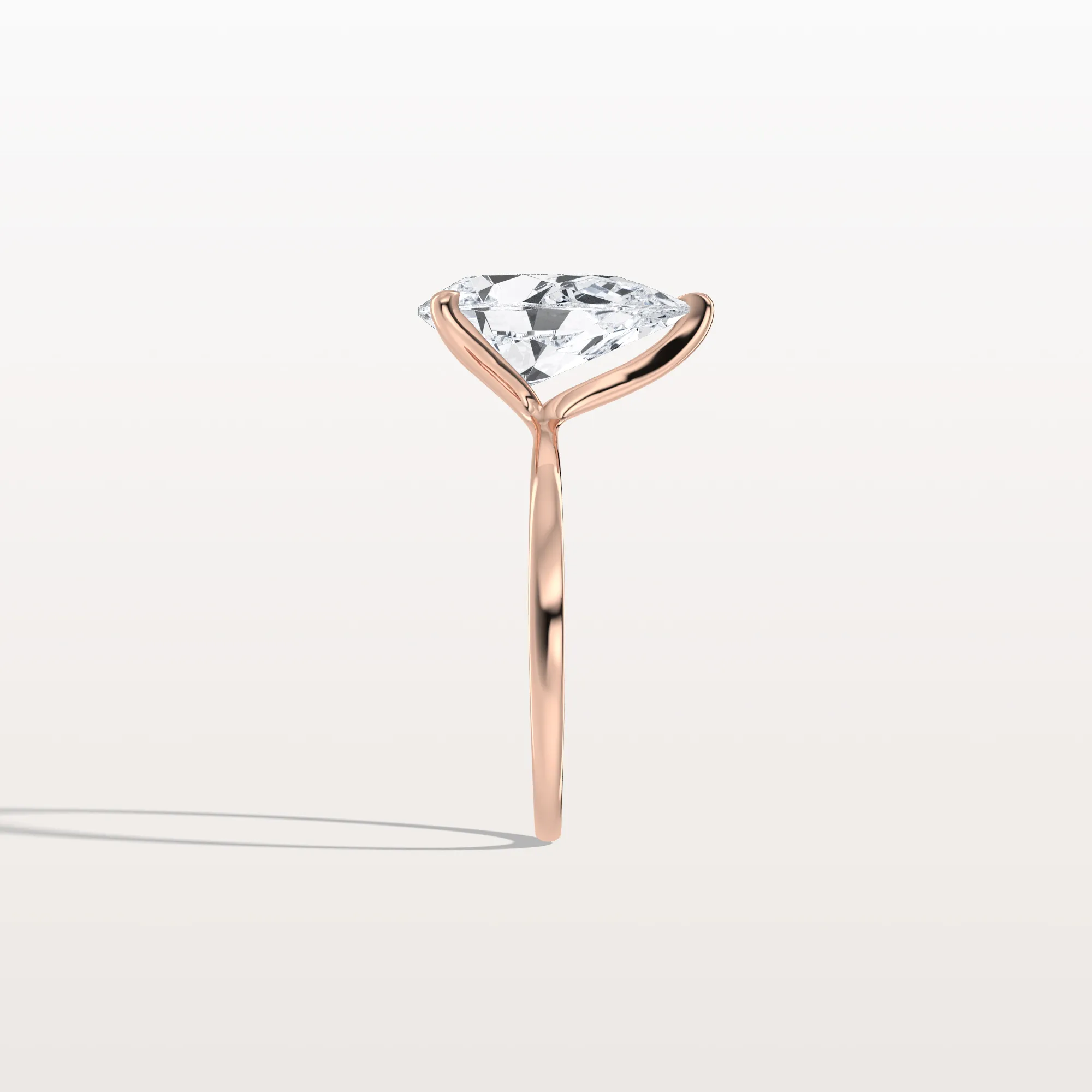 Elise丨3CT Pear Cut Lab Diamond Engagement Ring In 14K Gold - Image 22
