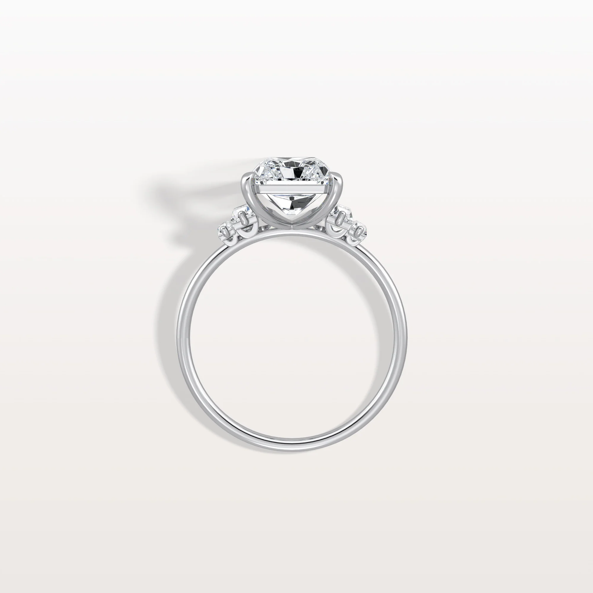 Bella丨3CT Radiant Lab Diamond Engagement Ring In 14K Solid Gold - Image 14