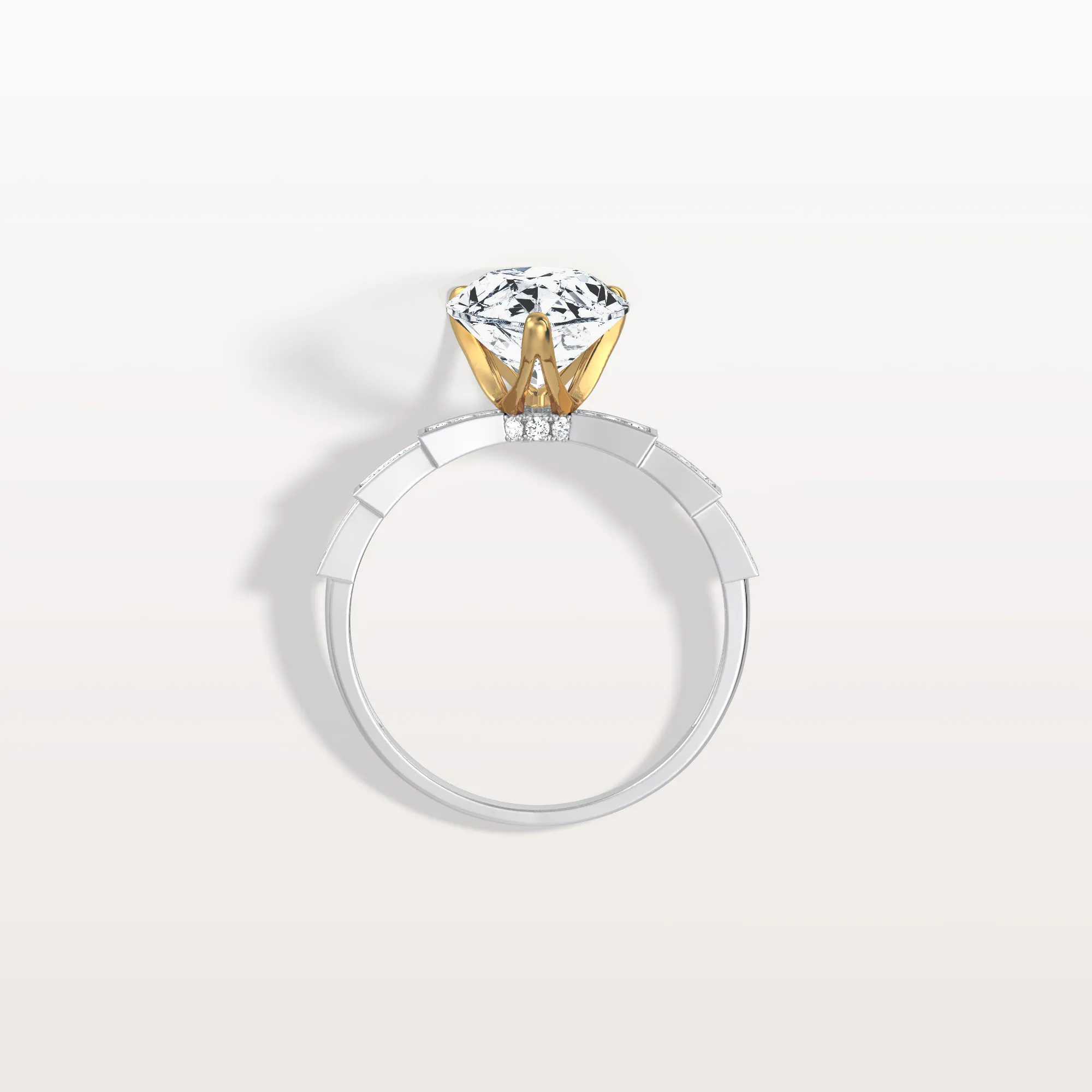 Celeste丨3CT Pear Cut Lab Diamond Hidden Halo Ring-Modern Style - Image 34