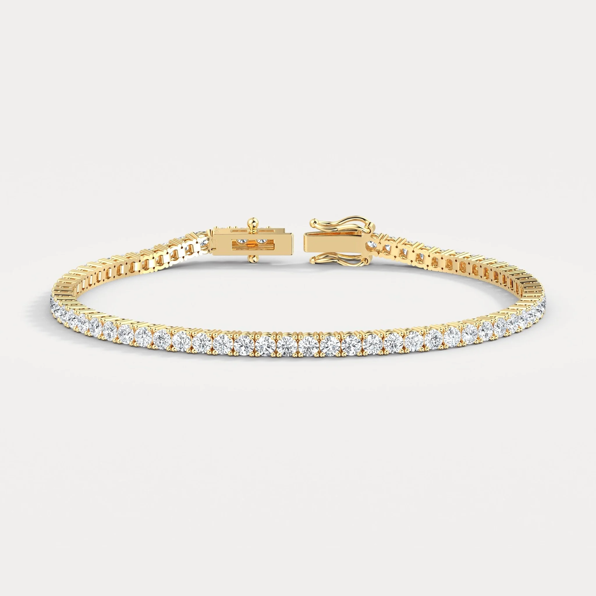 5 CTW Lab-Grown Diamond Tennis Bracelet in 14K Gold/Platinum – Classic & Timeless - Image 11