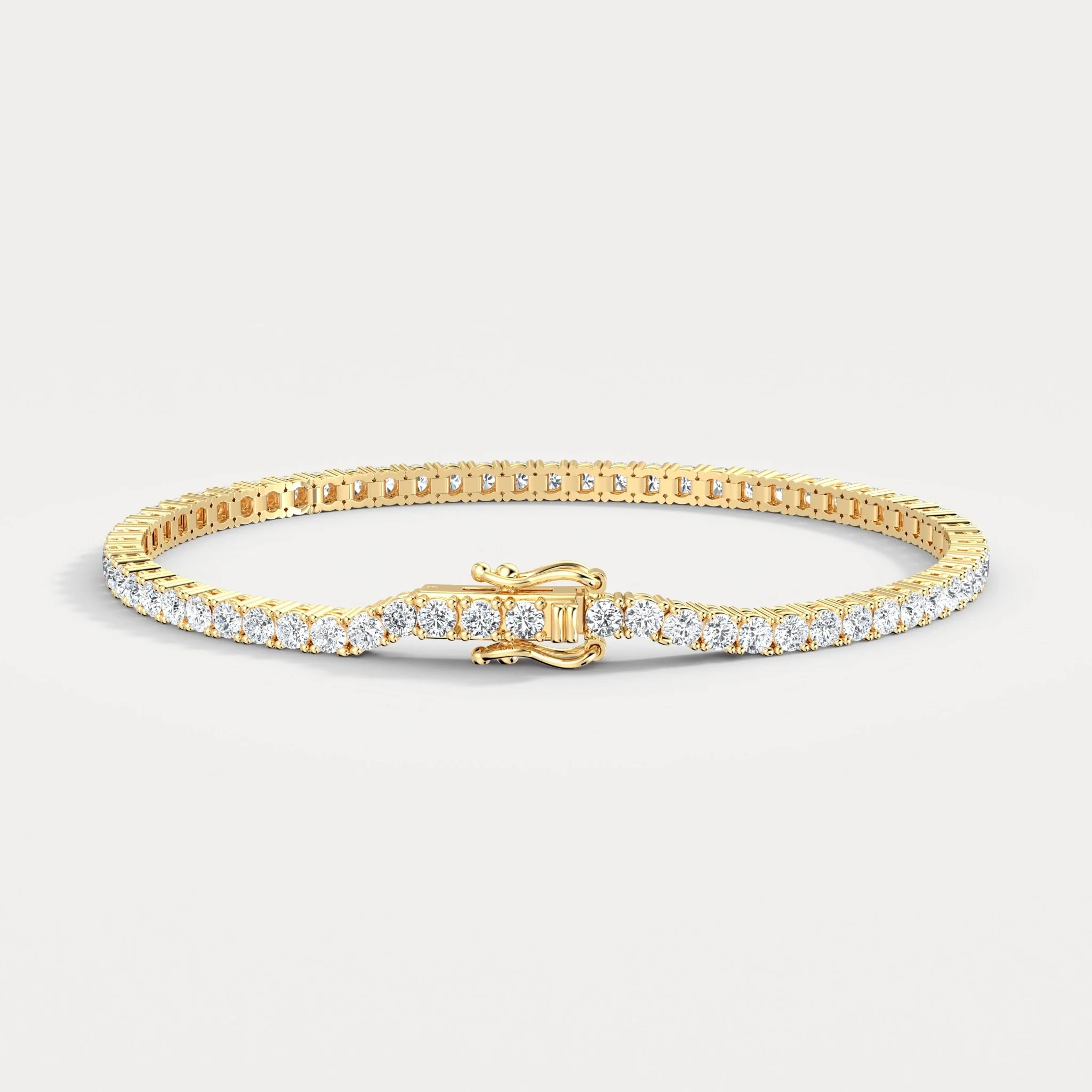 5 CTW Lab-Grown Diamond Tennis Bracelet in 14K Gold/Platinum – Classic & Timeless - Image 12
