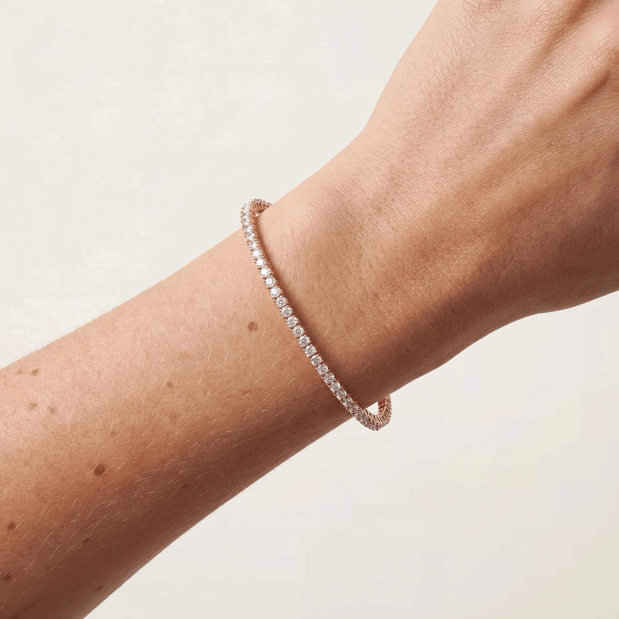 5 CTW Lab-Grown Diamond Tennis Bracelet in 14K Gold/Platinum – Classic & Timeless - Image 15