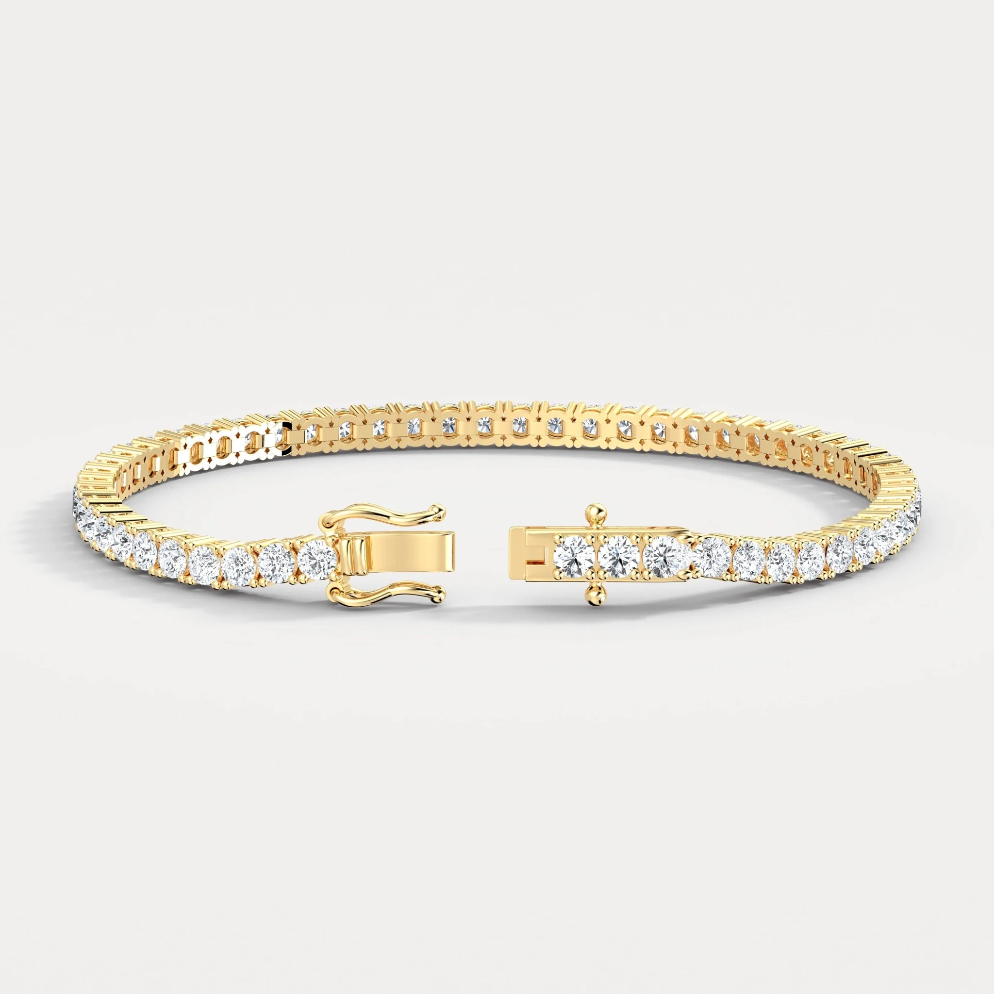 6 CTW Lab-Grown Diamond Tennis Bracelet in 14K Gold/Platinum – Classic & Timeless - Image 13