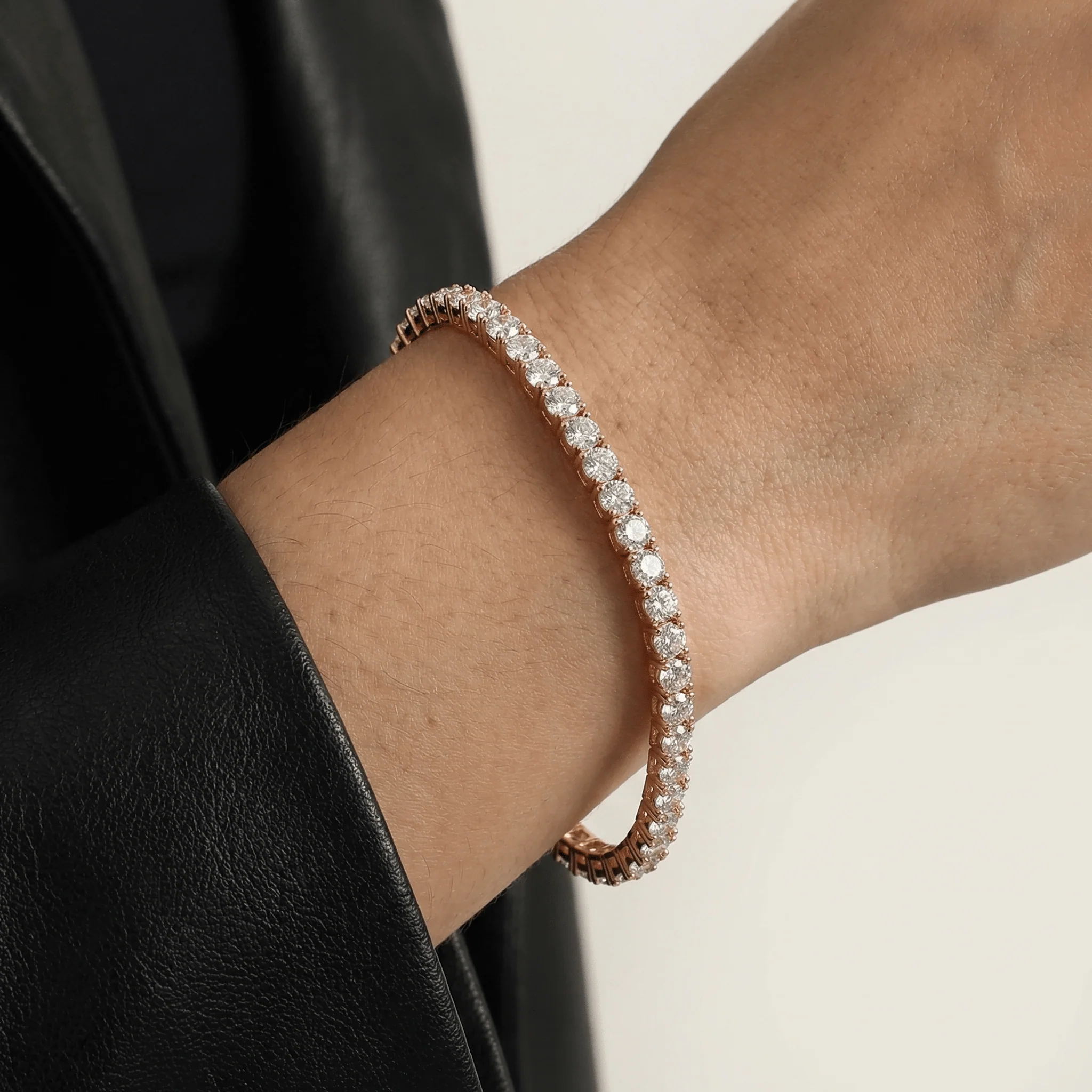 6 CTW Lab-Grown Diamond Tennis Bracelet in 14K Gold/Platinum – Classic & Timeless - Image 15