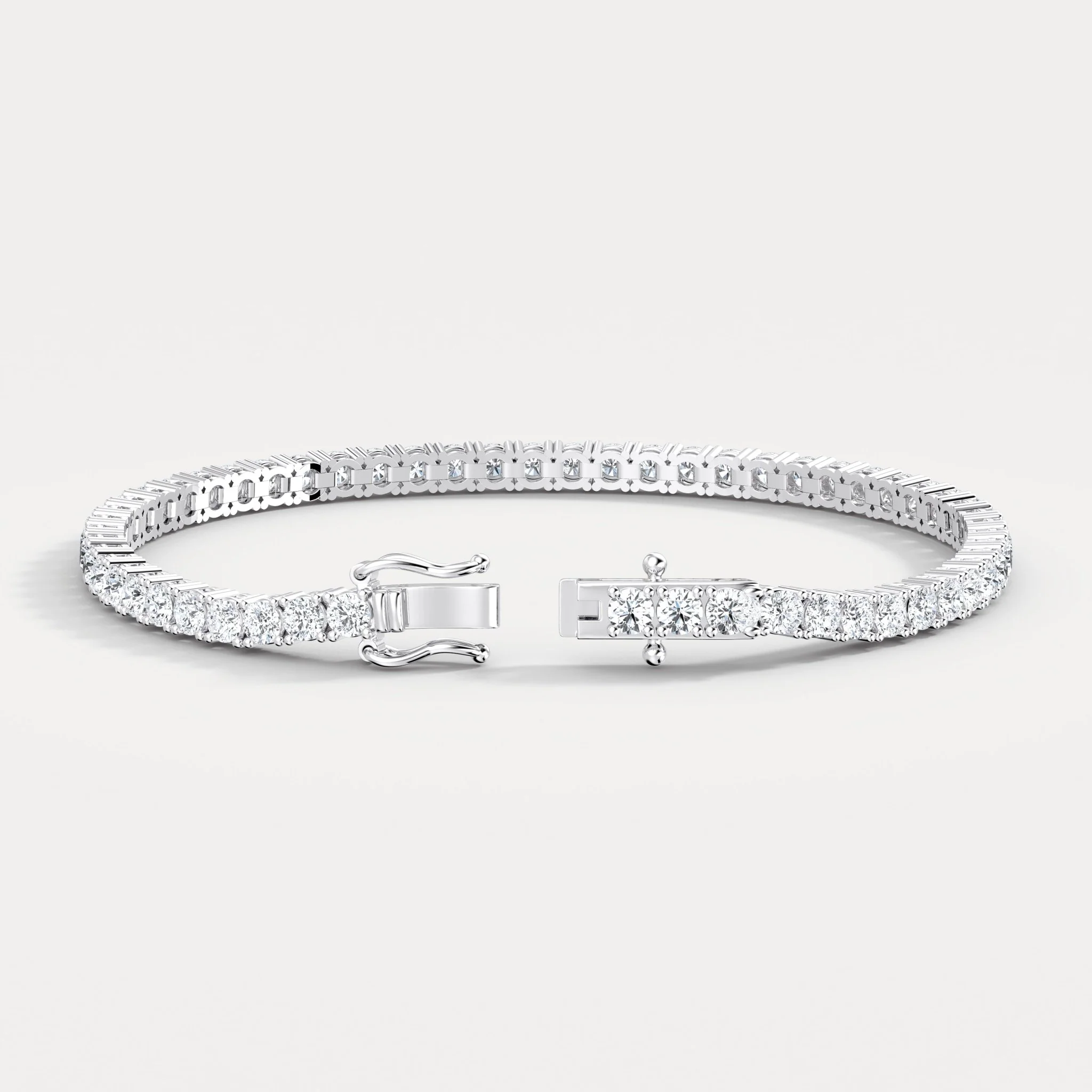 6 CTW Lab-Grown Diamond Tennis Bracelet in 14K Gold/Platinum – Classic & Timeless - Image 23