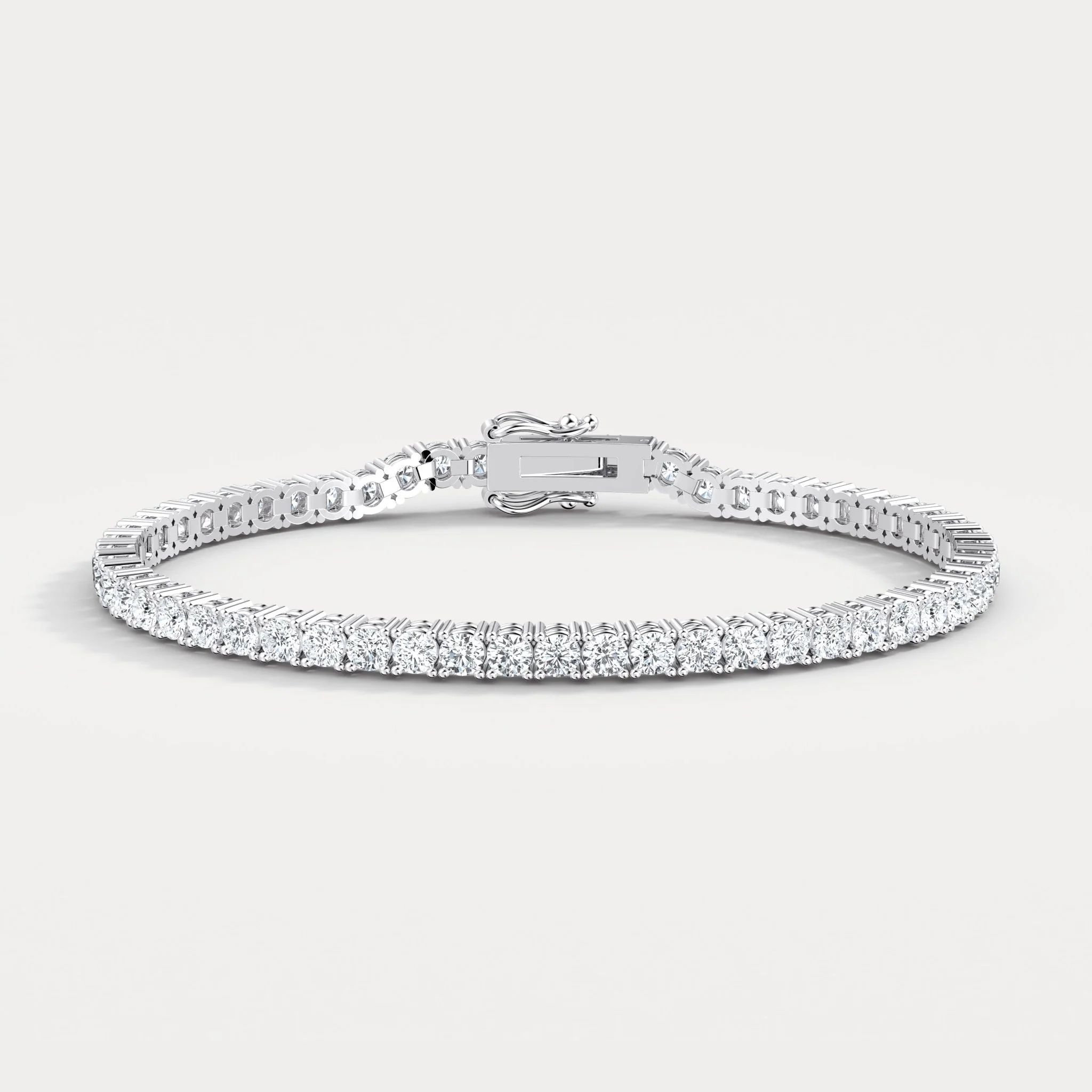 6 CTW Lab-Grown Diamond Tennis Bracelet in 14K Gold/Platinum – Classic & Timeless - Image 3