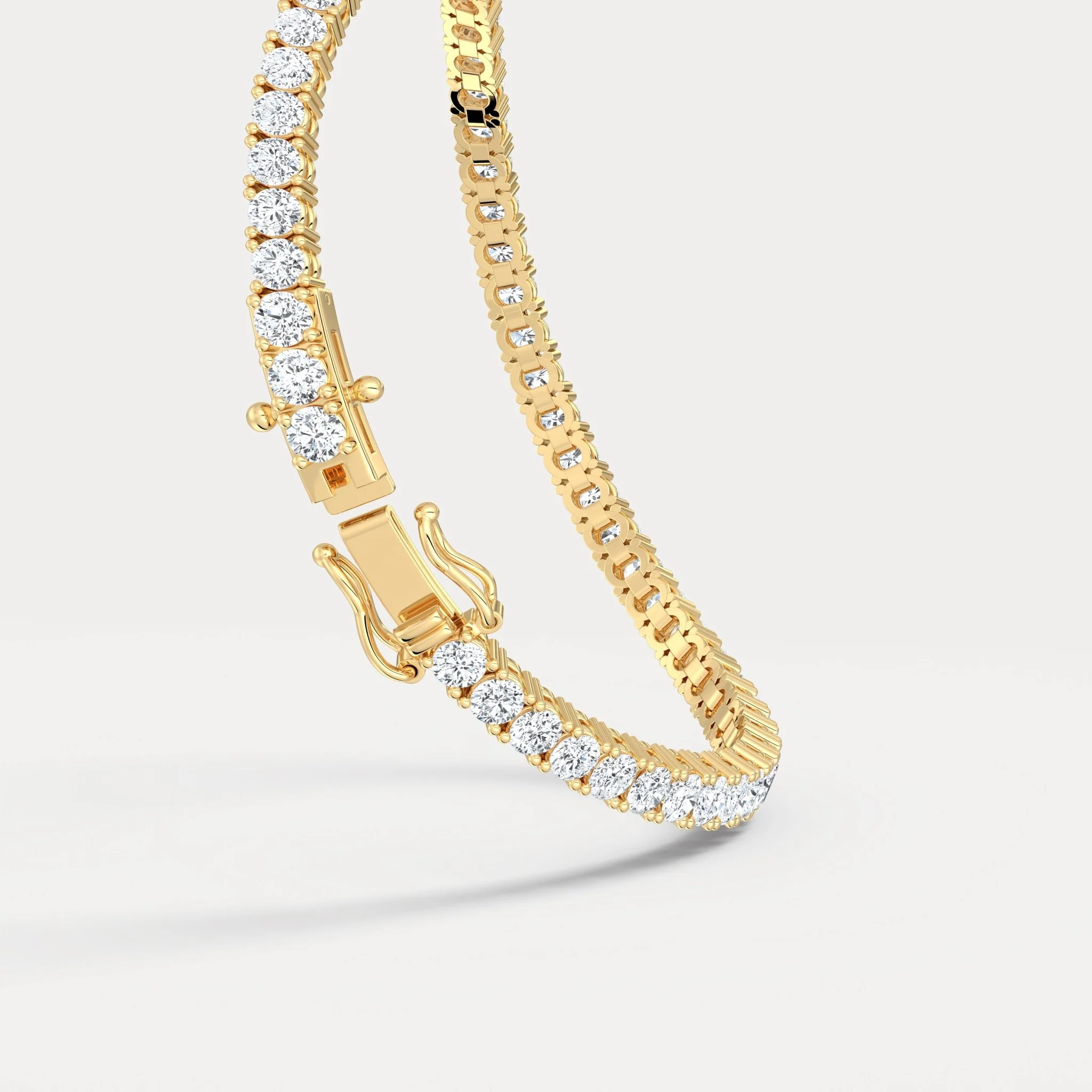 6 CTW Lab-Grown Diamond Tennis Bracelet in 14K Gold/Platinum – Classic & Timeless - Image 8