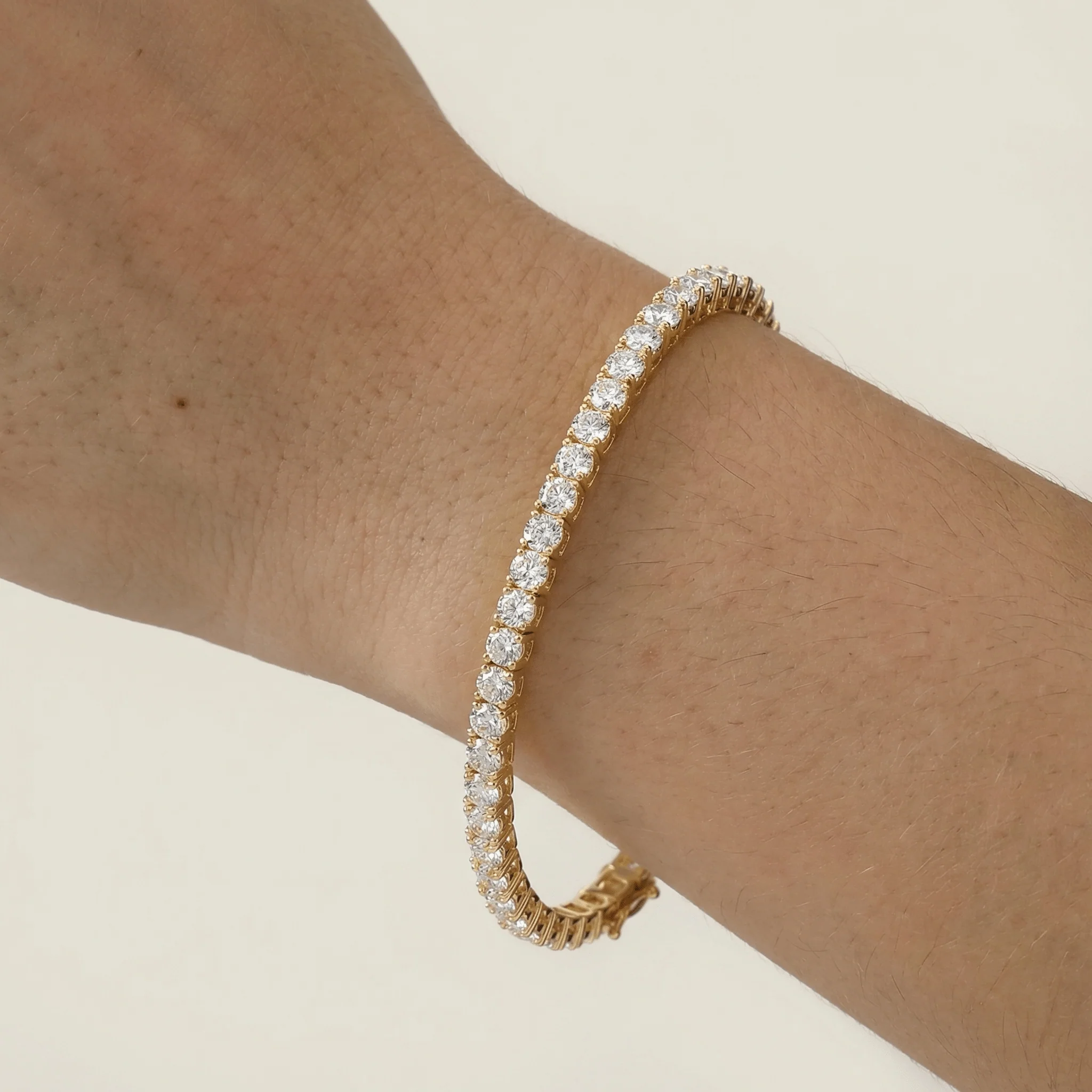 6 CTW Lab-Grown Diamond Tennis Bracelet in 14K Gold/Platinum – Classic & Timeless - Image 9