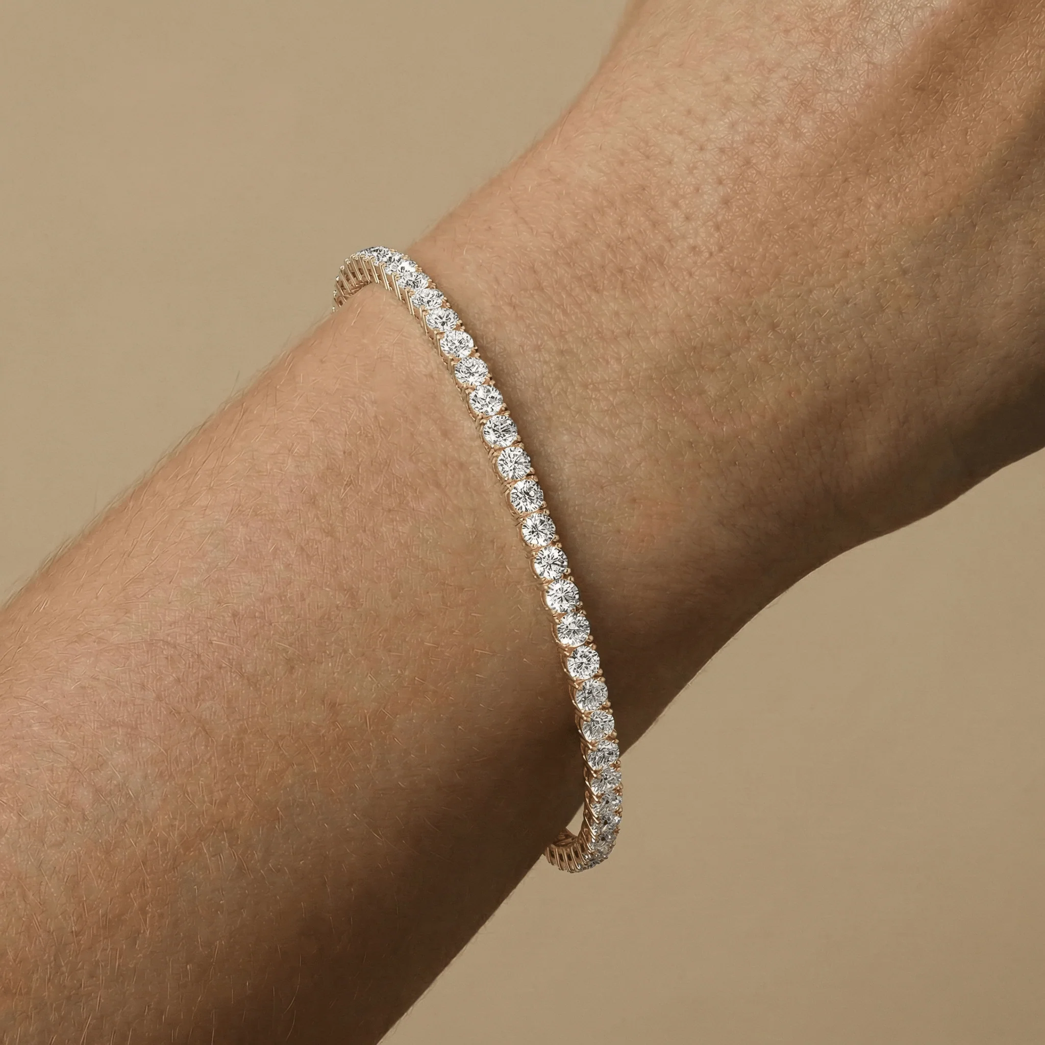 7 CTW Luxury Lab-Grown Diamond Tennis Bracelet in Sterling Silver - Image 13