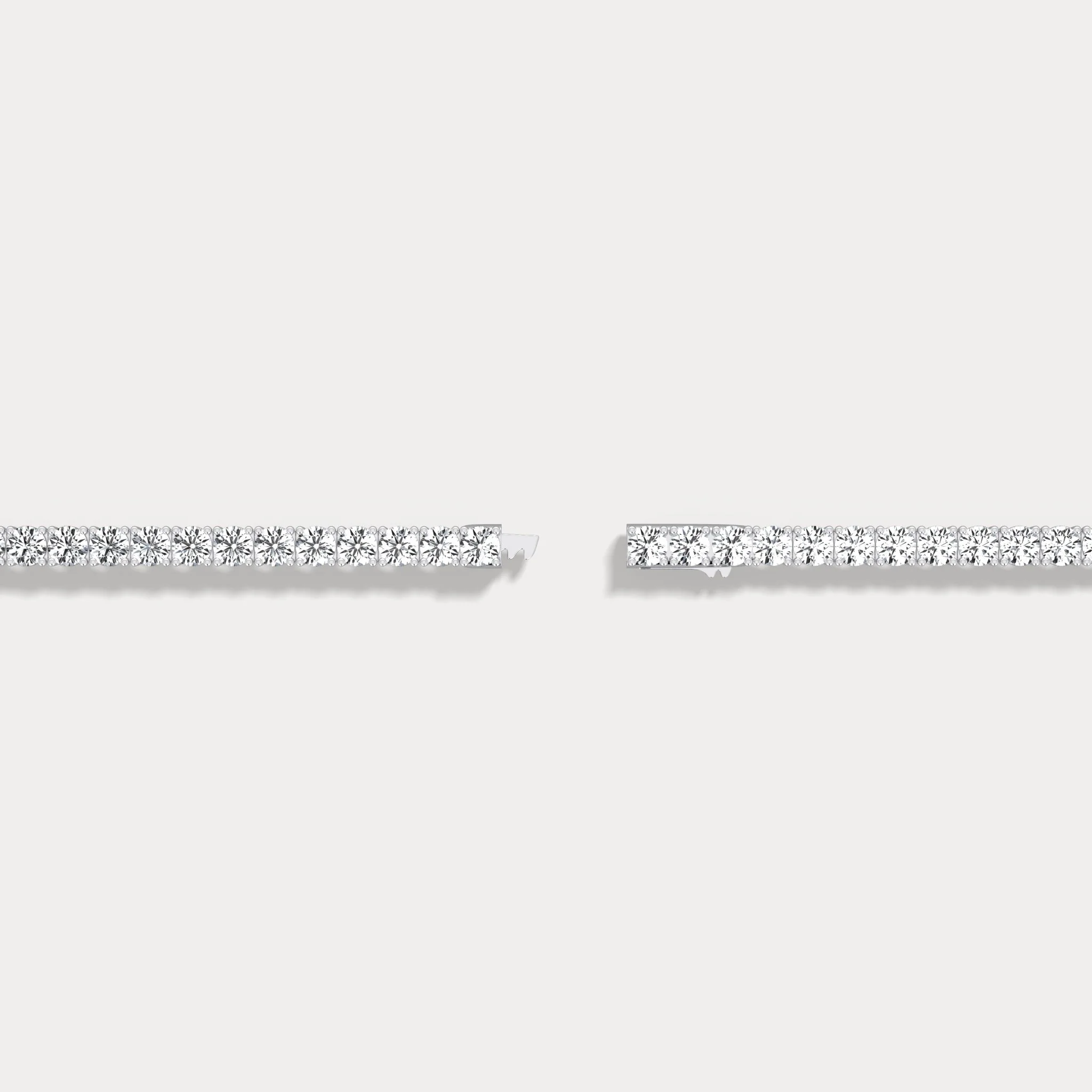 7 CTW Luxury Lab-Grown Diamond Tennis Bracelet in Sterling Silver - Image 5