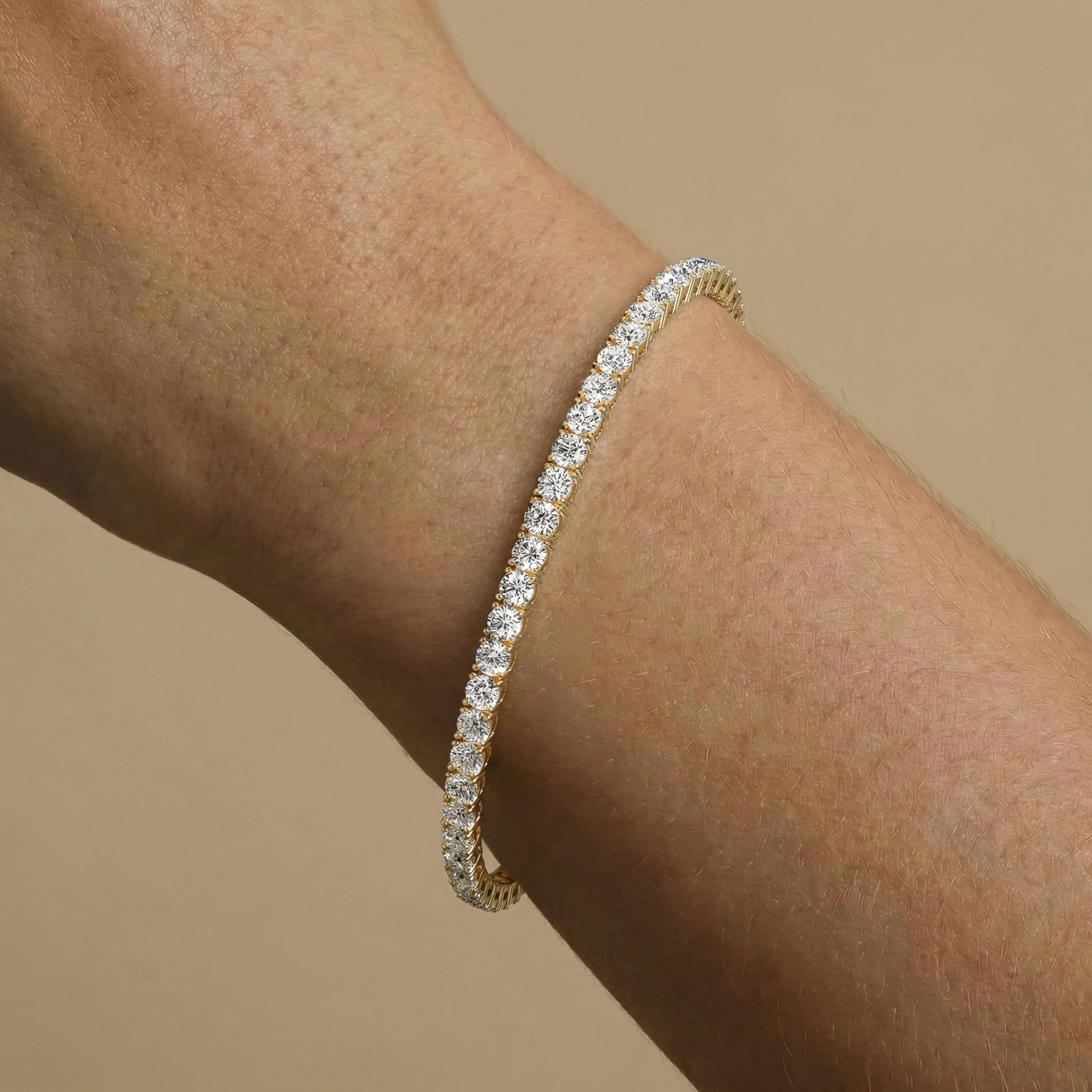 7 CTW Luxury Lab-Grown Diamond Tennis Bracelet in Sterling Silver - Image 9