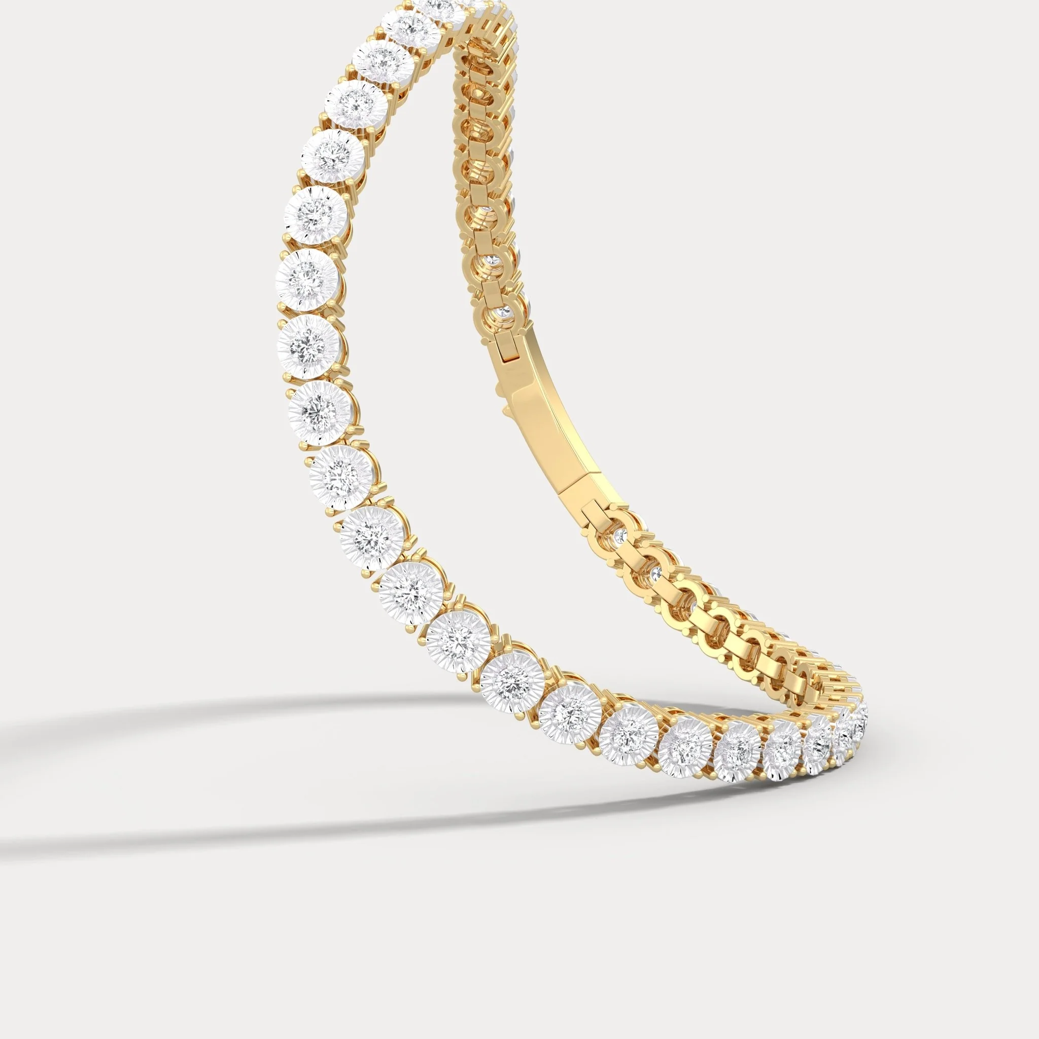 Brilliance Lab Created Diamond 1.00 CTW Tennis Bracelet in 925 Silver - Image 12