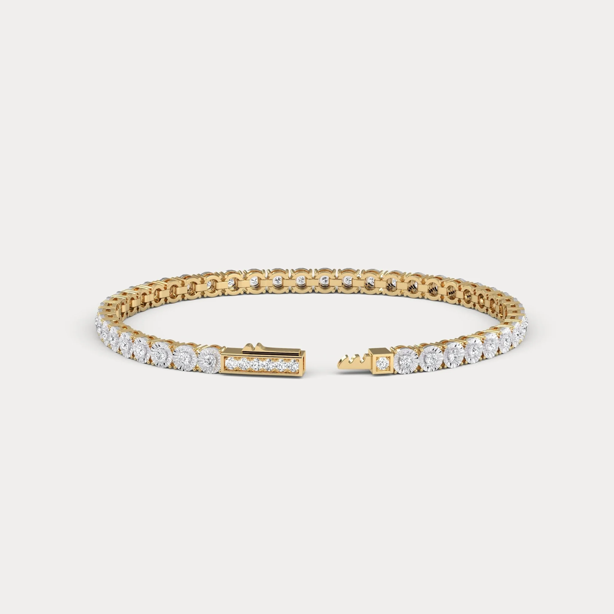 Brilliance Lab Created Diamond 1.00 CTW Tennis Bracelet in 925 Silver - Image 13