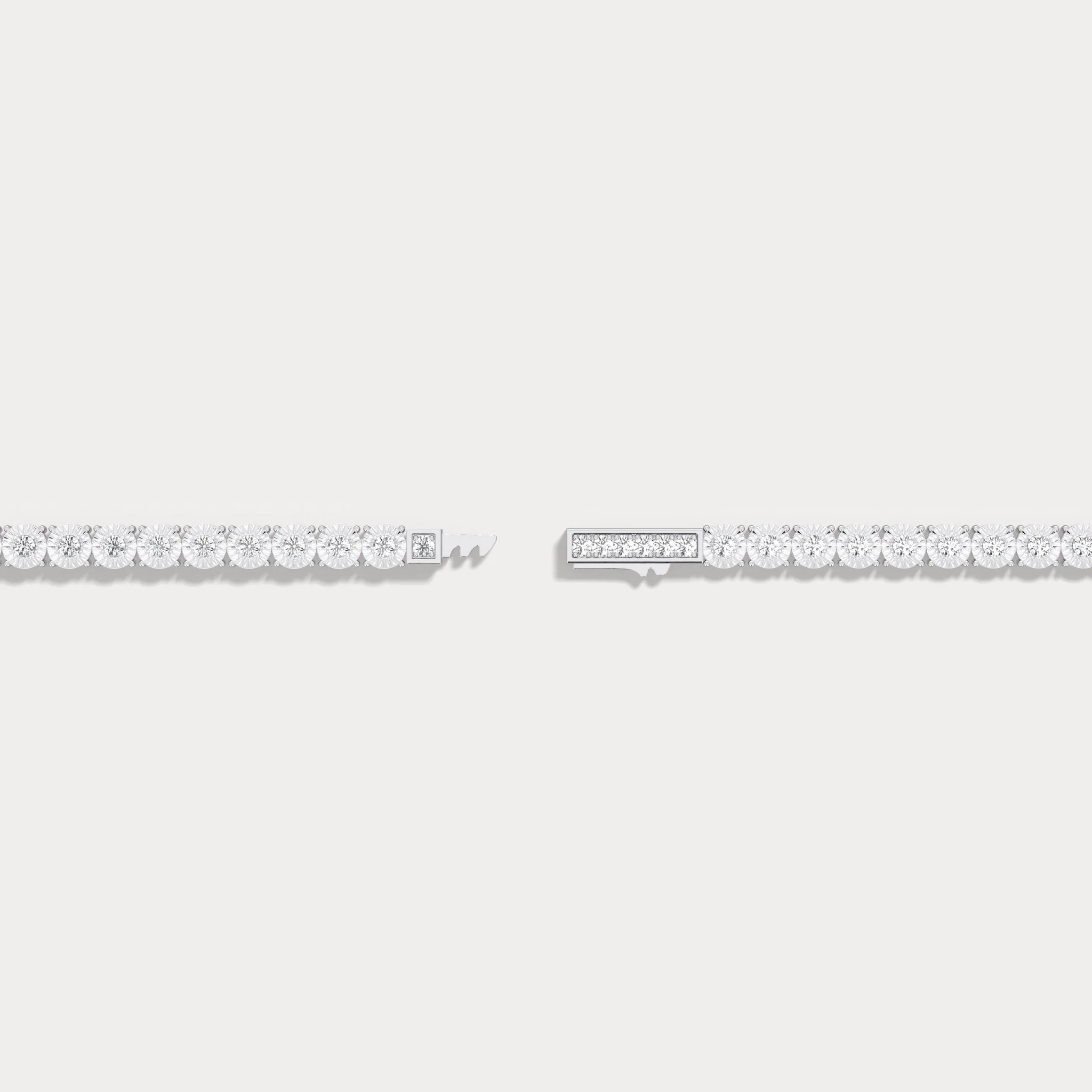 Brilliance Lab Created Diamond 1.00 CTW Tennis Bracelet in 925 Silver - Image 7