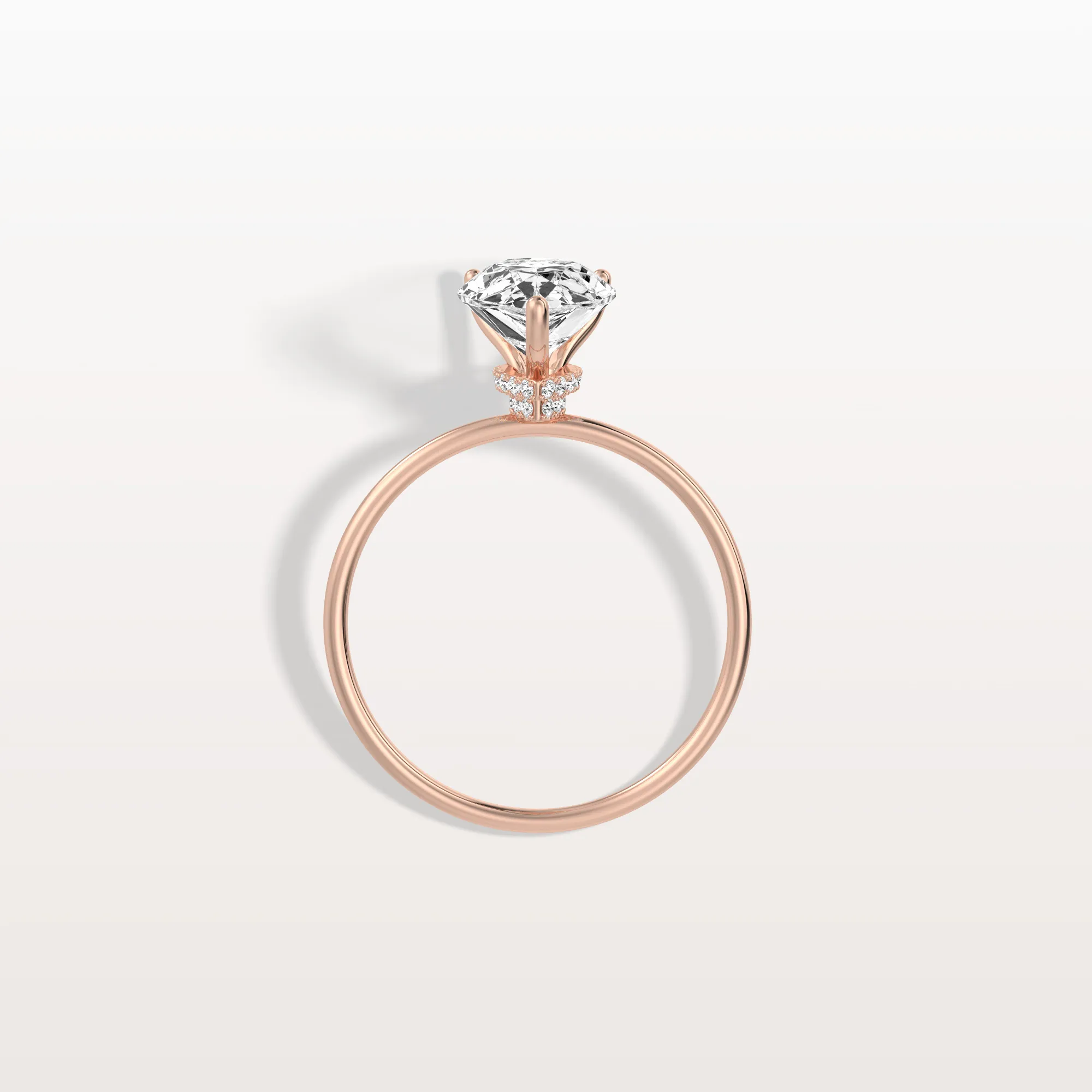 Freya丨Double Hidden Halo Promise Ring with 2CT Pear Lab Grown Diamond - Image 19