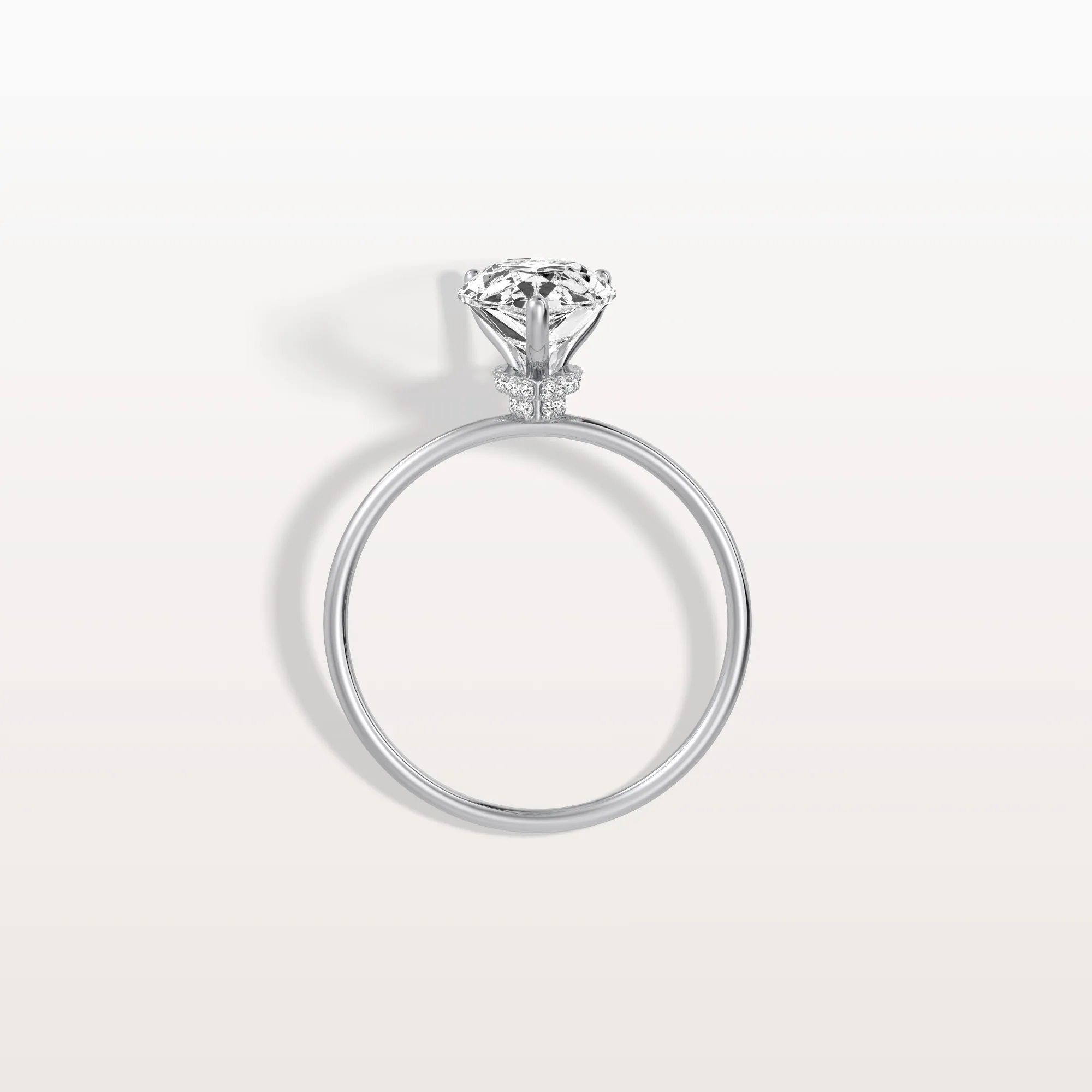 Freya丨Double Hidden Halo Promise Ring with 2CT Pear Lab Grown Diamond - Image 29