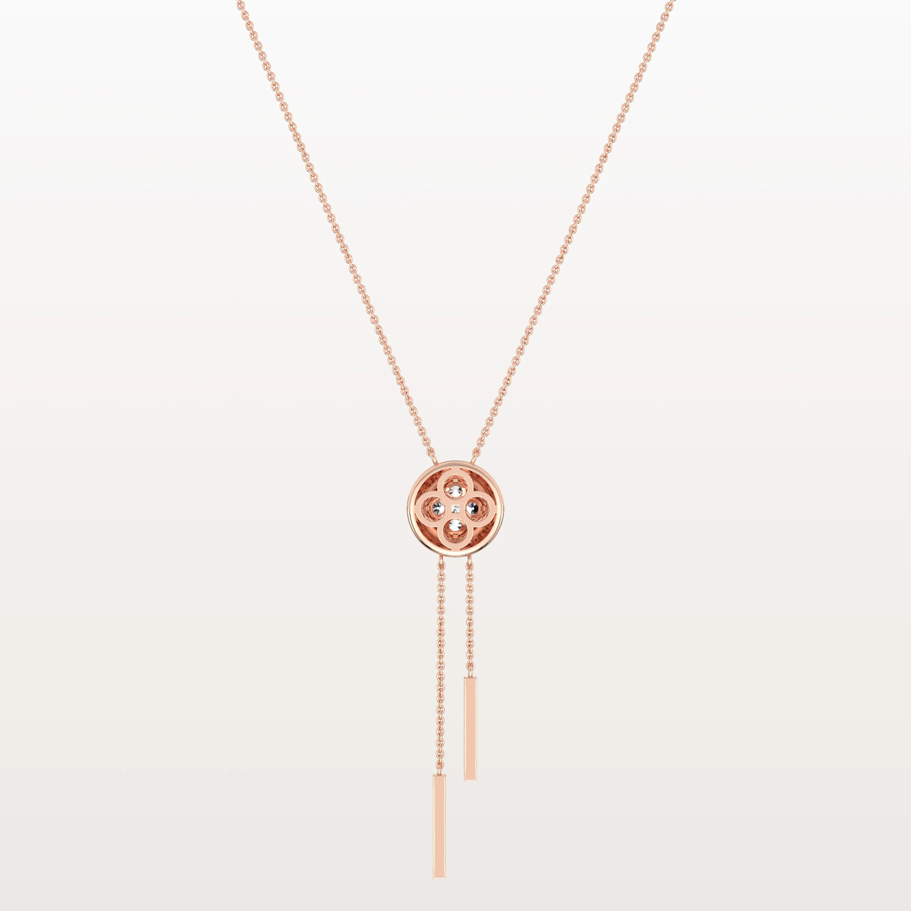 Lab Grown Diamond Ball Pendant Y Necklace In 14K Solid Gold/Platinum - Image 19