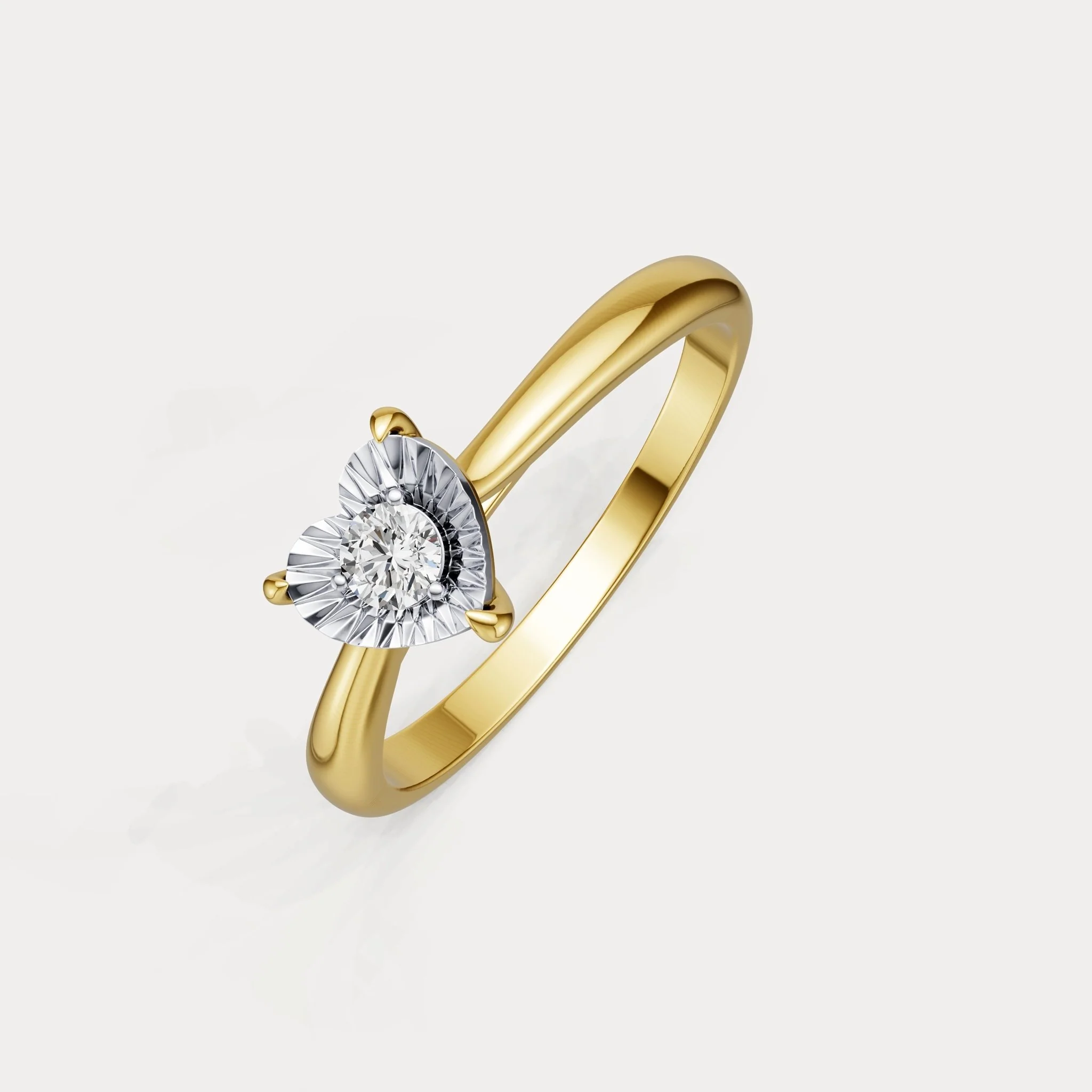 Lab-Grown Diamond Solitaire Ring in Sterling Silver - Image 5