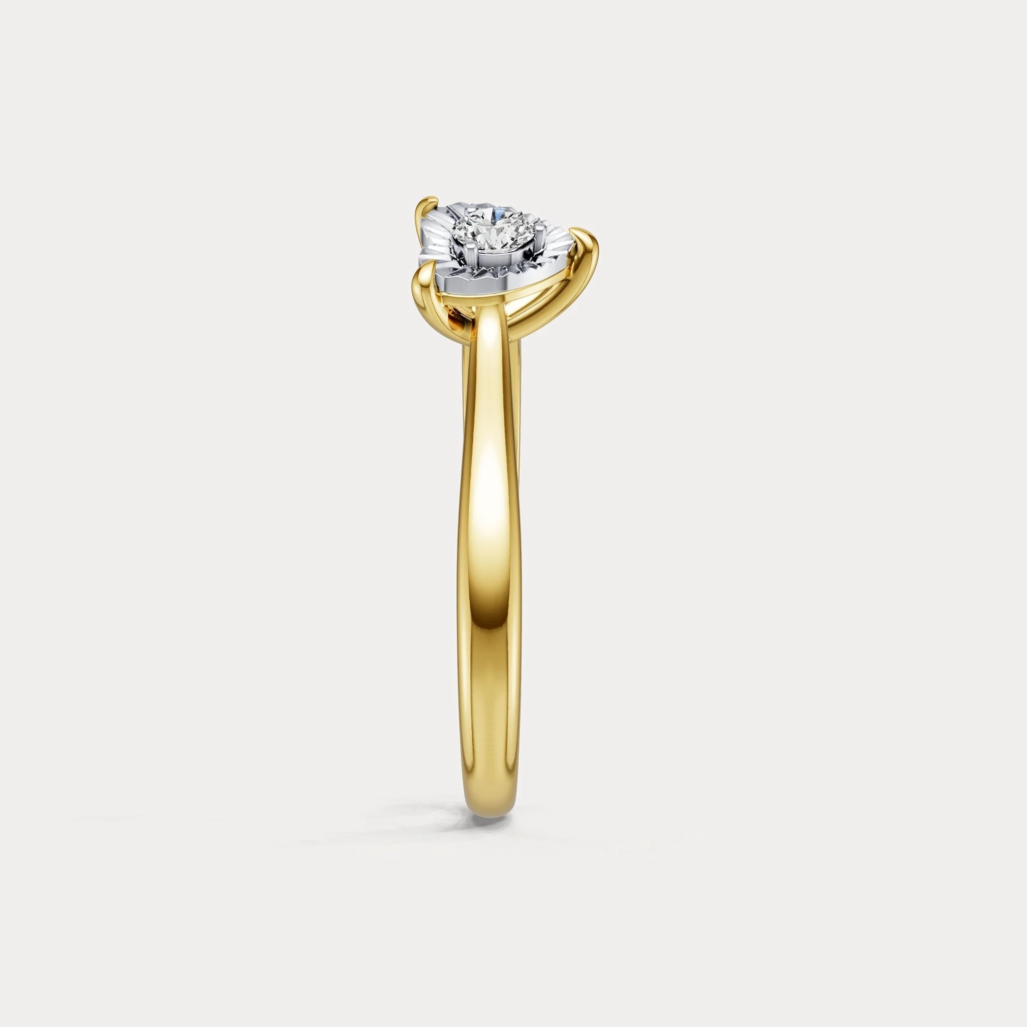 Lab-Grown Diamond Solitaire Ring in Sterling Silver - Image 7