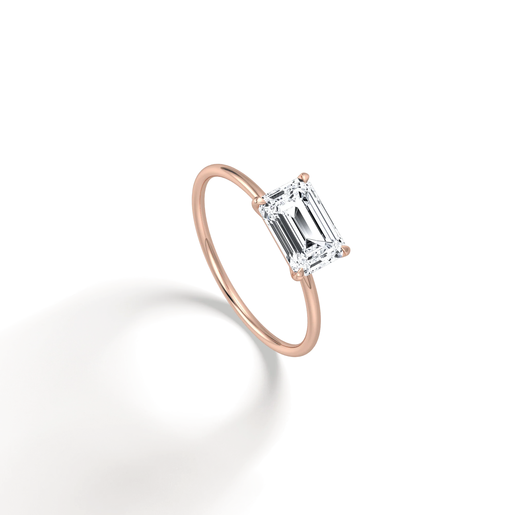 Jayla丨Minimalist Radiant Cut 1CT Lab Diamond Engagement Ring - Image 18