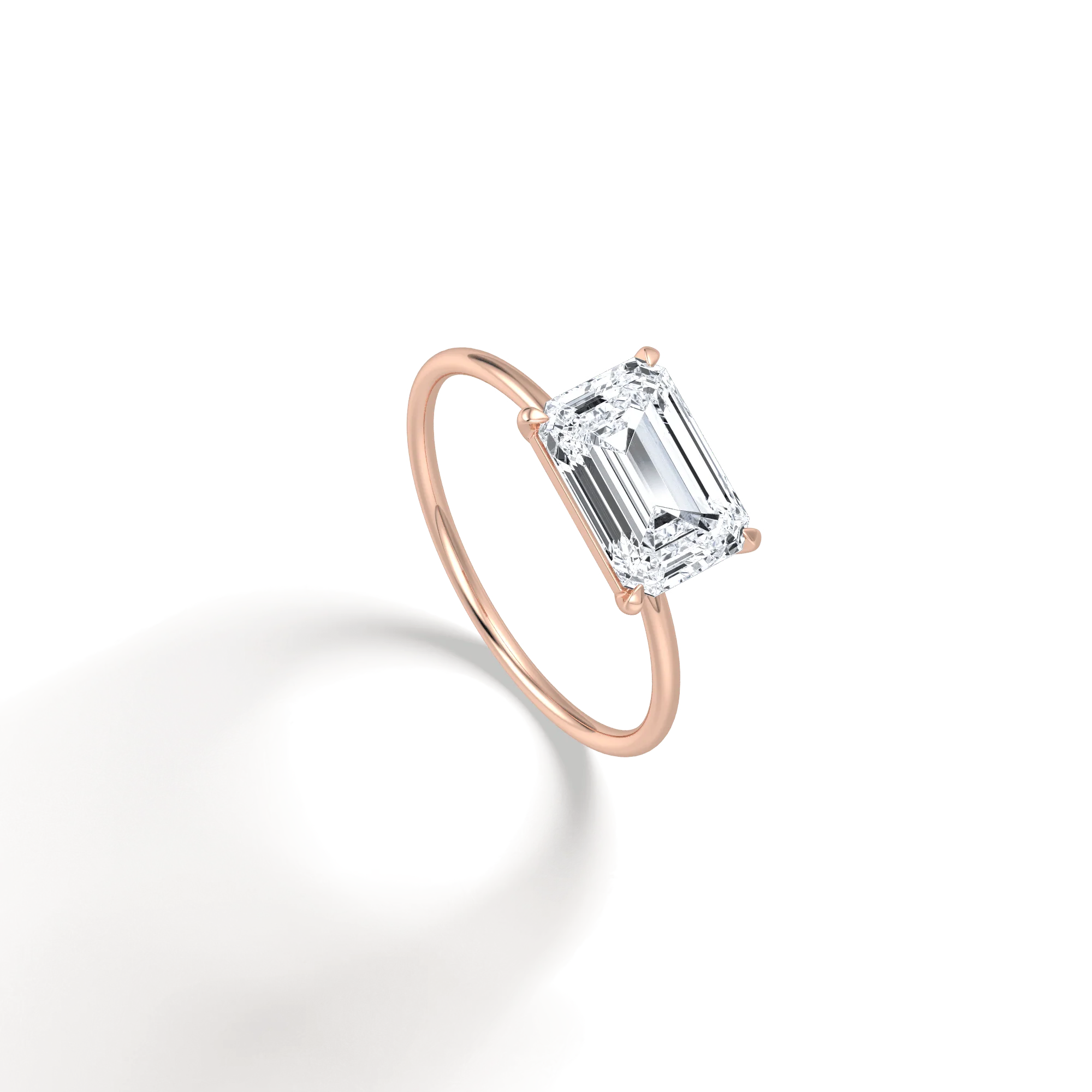 Jayla丨Minimalist Radiant Cut 2CT Lab Diamond Engagement Ring - Image 19