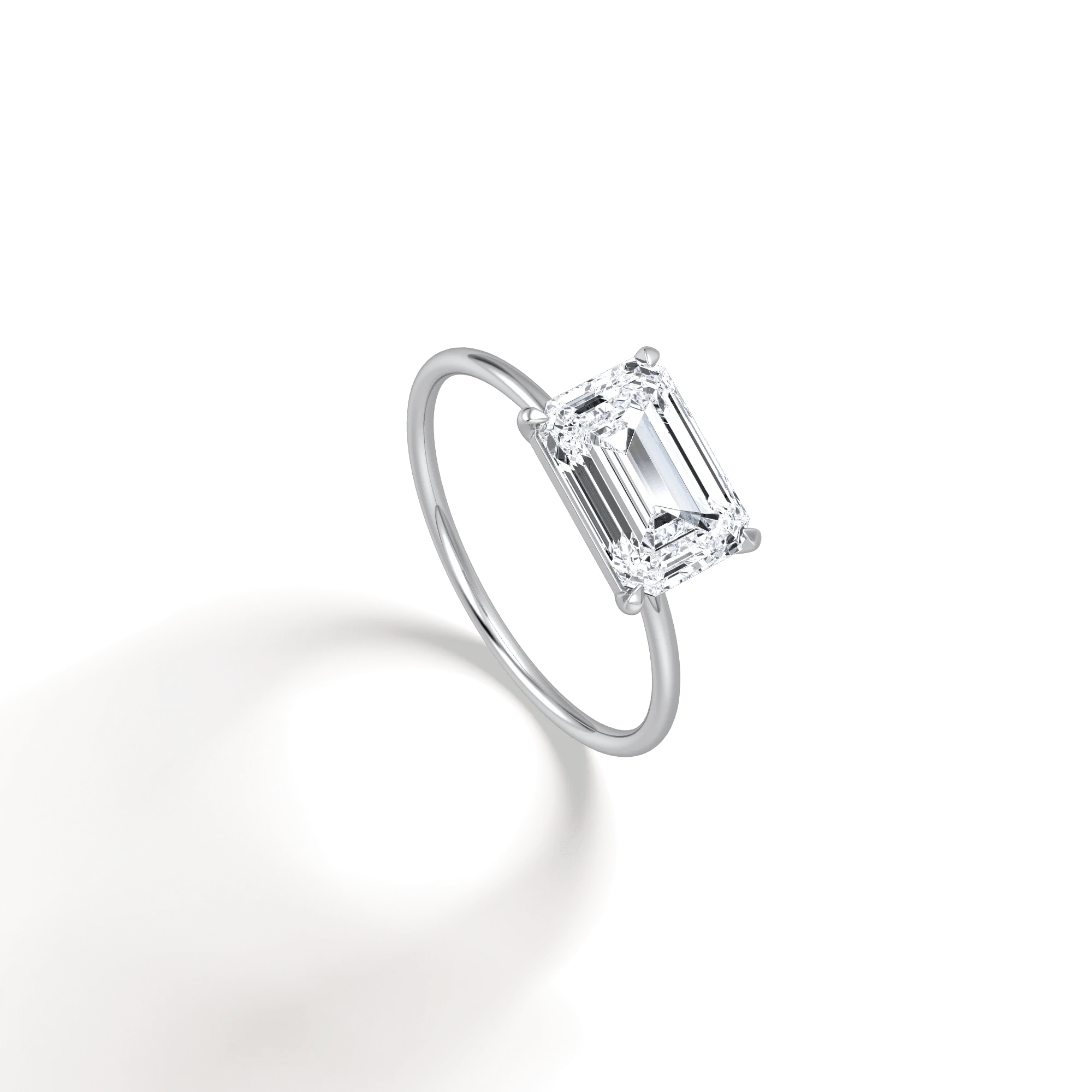 Jayla丨Minimalist Radiant Cut 2CT Lab Diamond Engagement Ring - Image 25