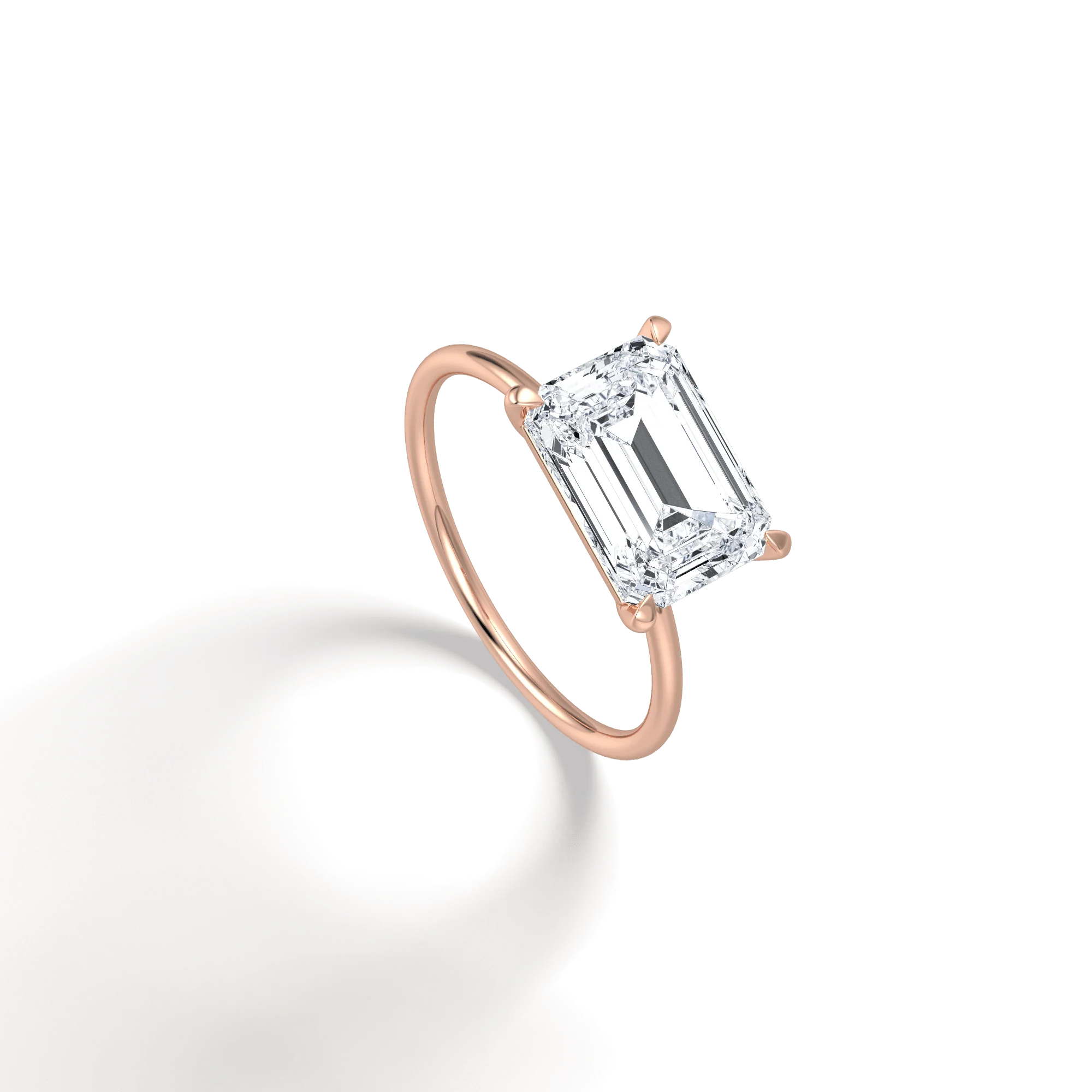 Jayla丨Minimalist Radiant Cut 3CT Lab Diamond Engagement Ring - Image 21