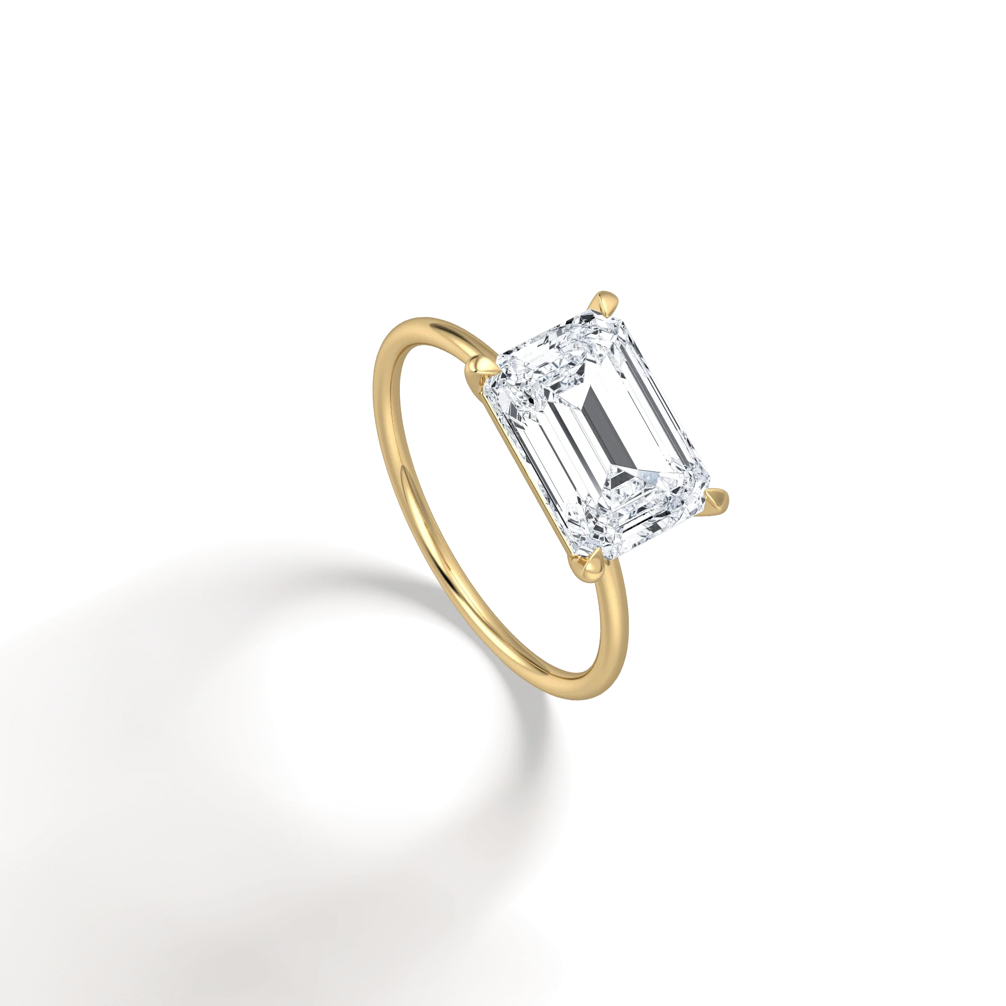 Jayla丨Minimalist Radiant Cut 3CT Lab Diamond Engagement Ring - Image 6