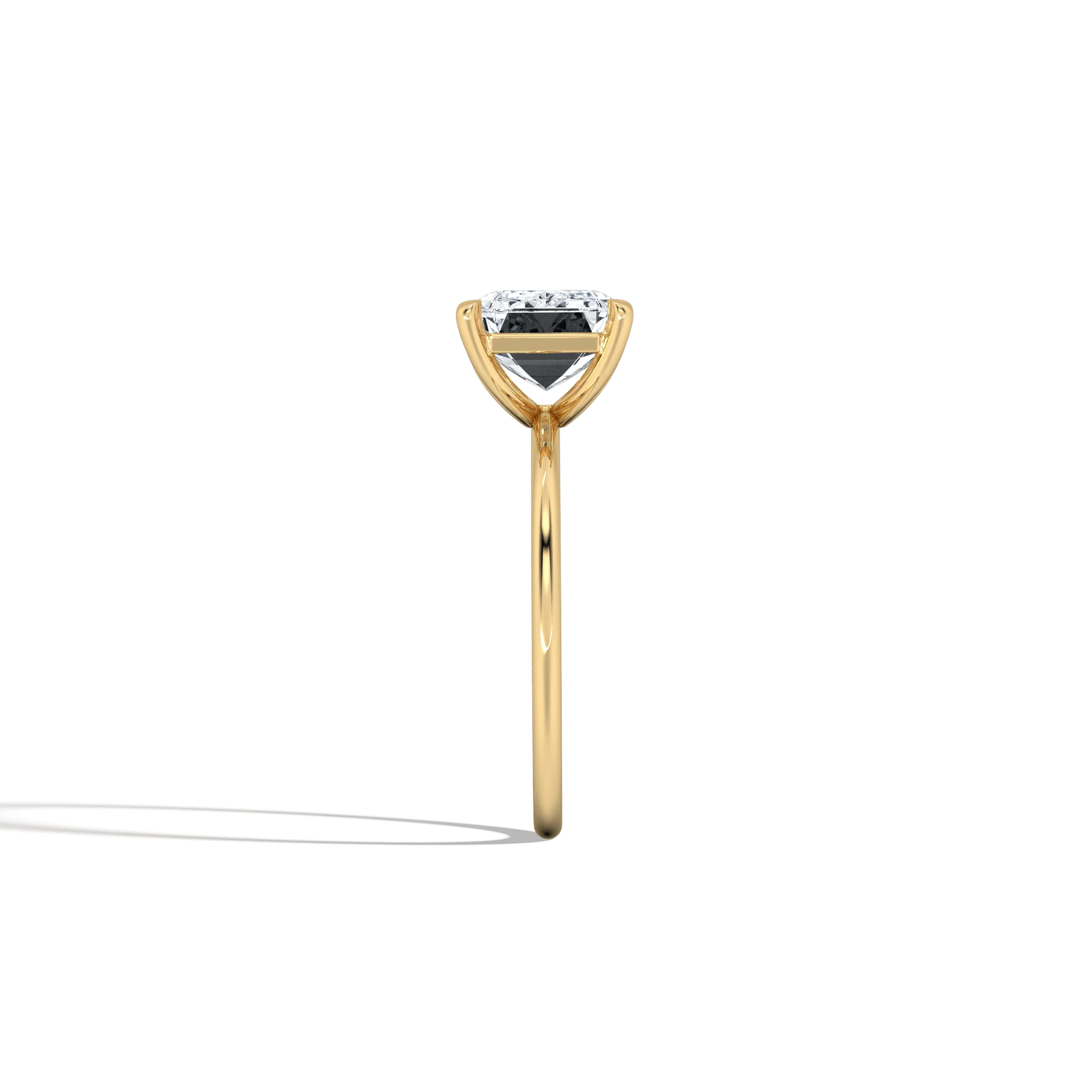 Jayla丨Minimalist Radiant Cut 3CT Lab Diamond Engagement Ring - Image 7
