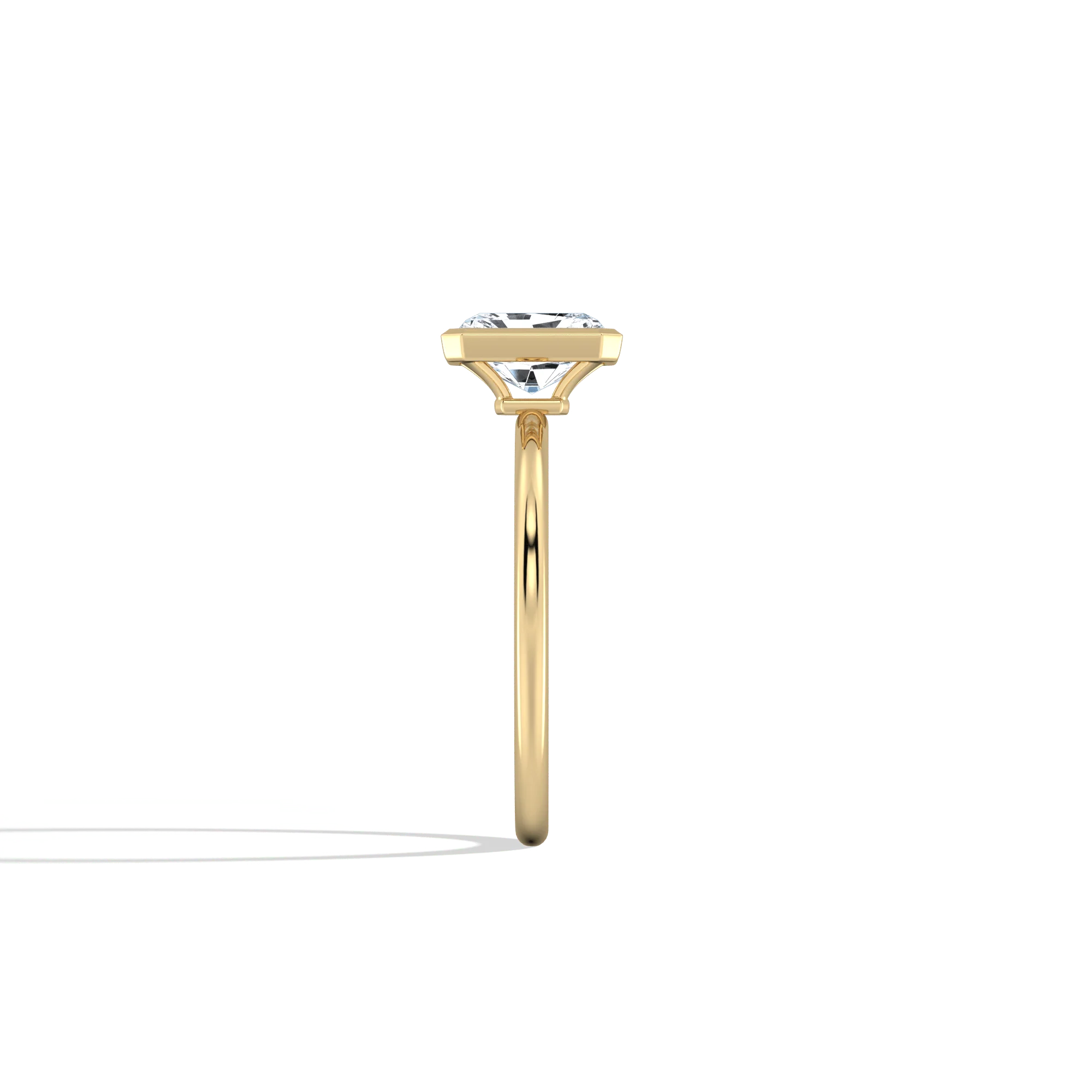 Nyla丨14K Solid Gold 1CT Solitaire Lab-Grown Diamond Bezel Engagement Ring - Image 6